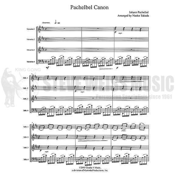 Pachelbel-Pachelbel Canon arr. Takada (SP-4)-4M