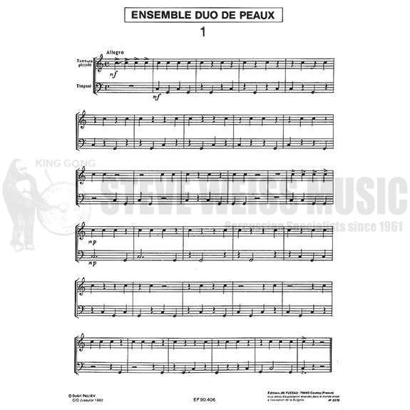 Paliev-Ens Duo de Peaux-Ser 1-6 (2S)-SD/2T