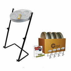 Floor Panyard Jumbie Jam Beginner Steel Drum Educator 4 Pack