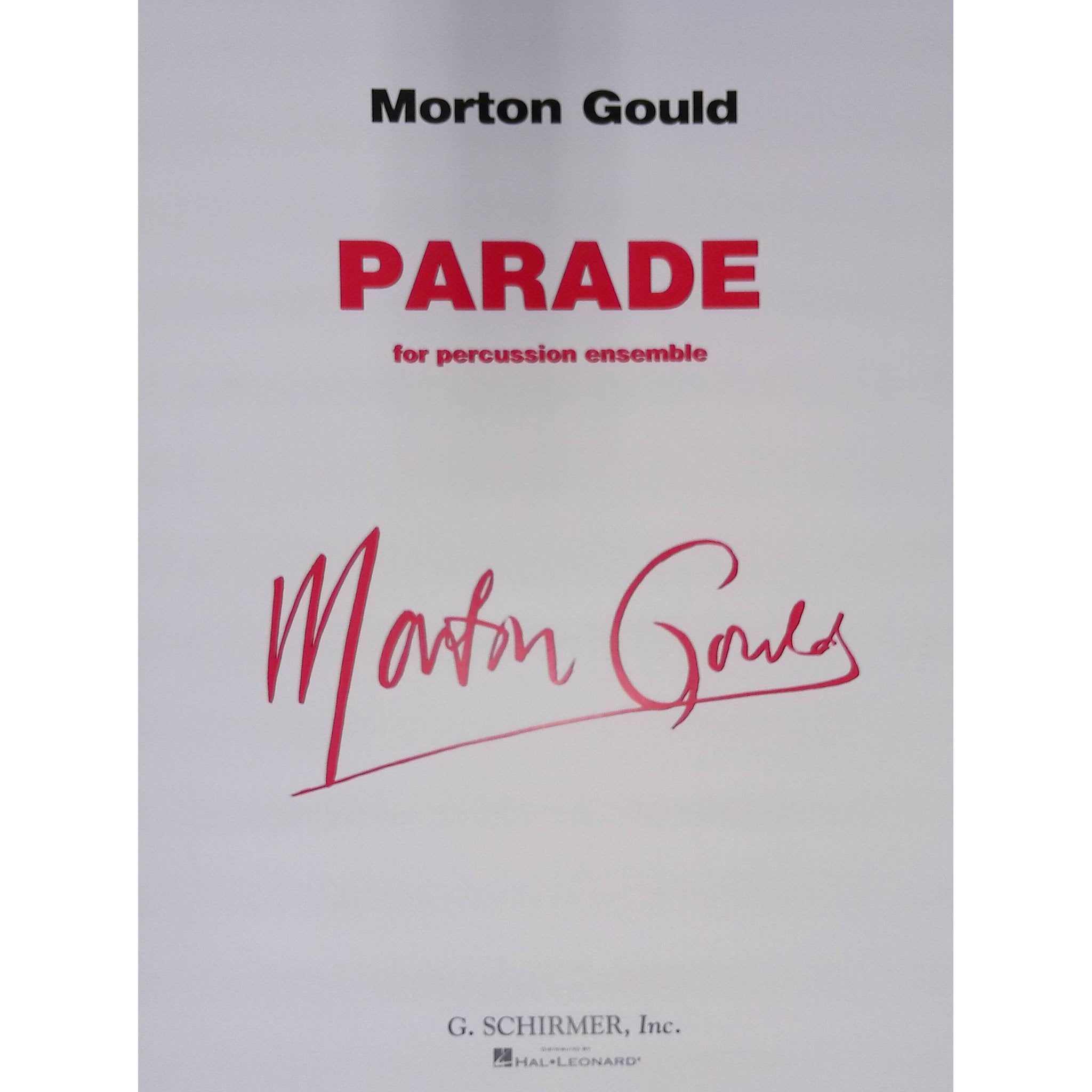 Parade by MortonGould