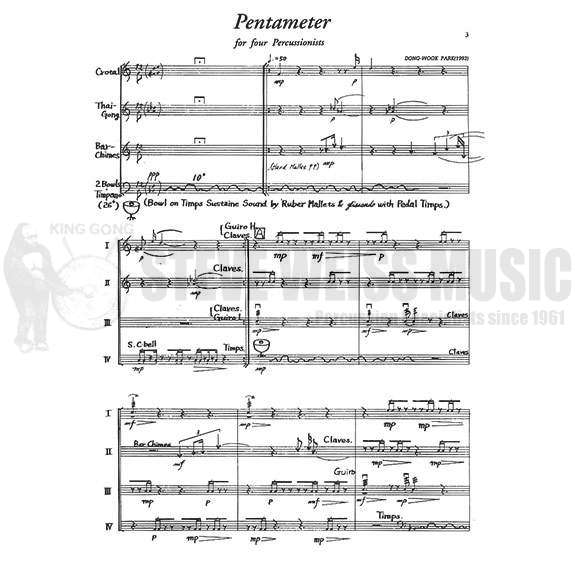 Park-Pentameter (S)-V/C/X/2M/1T/P
