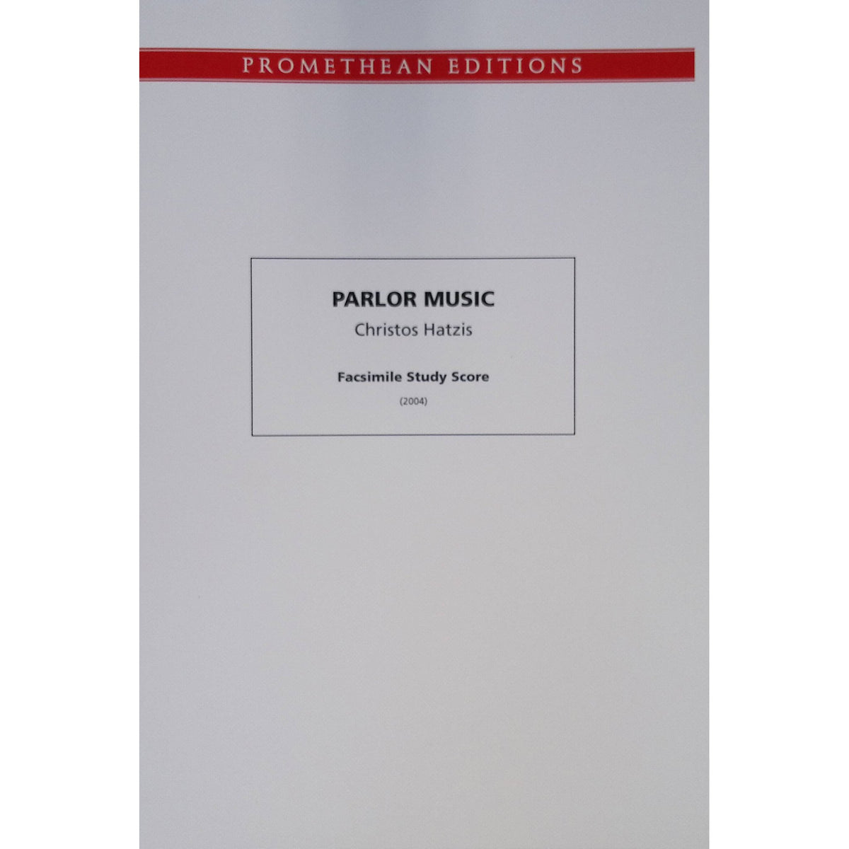 Parlor Music by Christos Hatzis