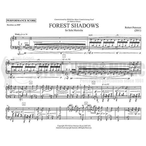 Paterson-Four Marimba Solos-M OS