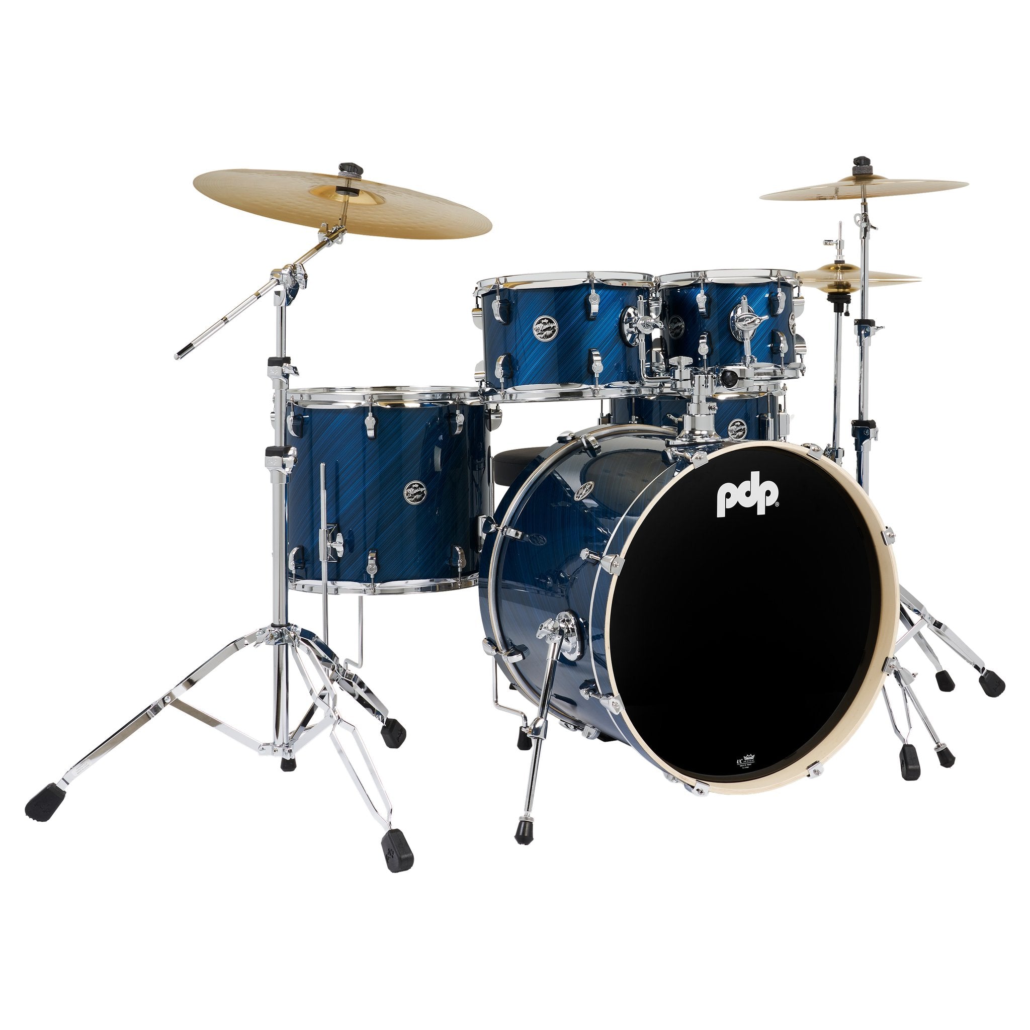 PDP Mainstage 5-piece Drum Set - PDMA2215KTTB Twisted Blue Steel Finish