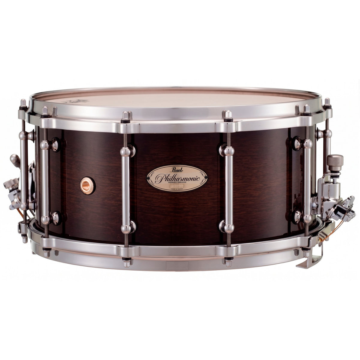Pearl 14x6.5 Philharmonic Snare Drum Walnut Lacque