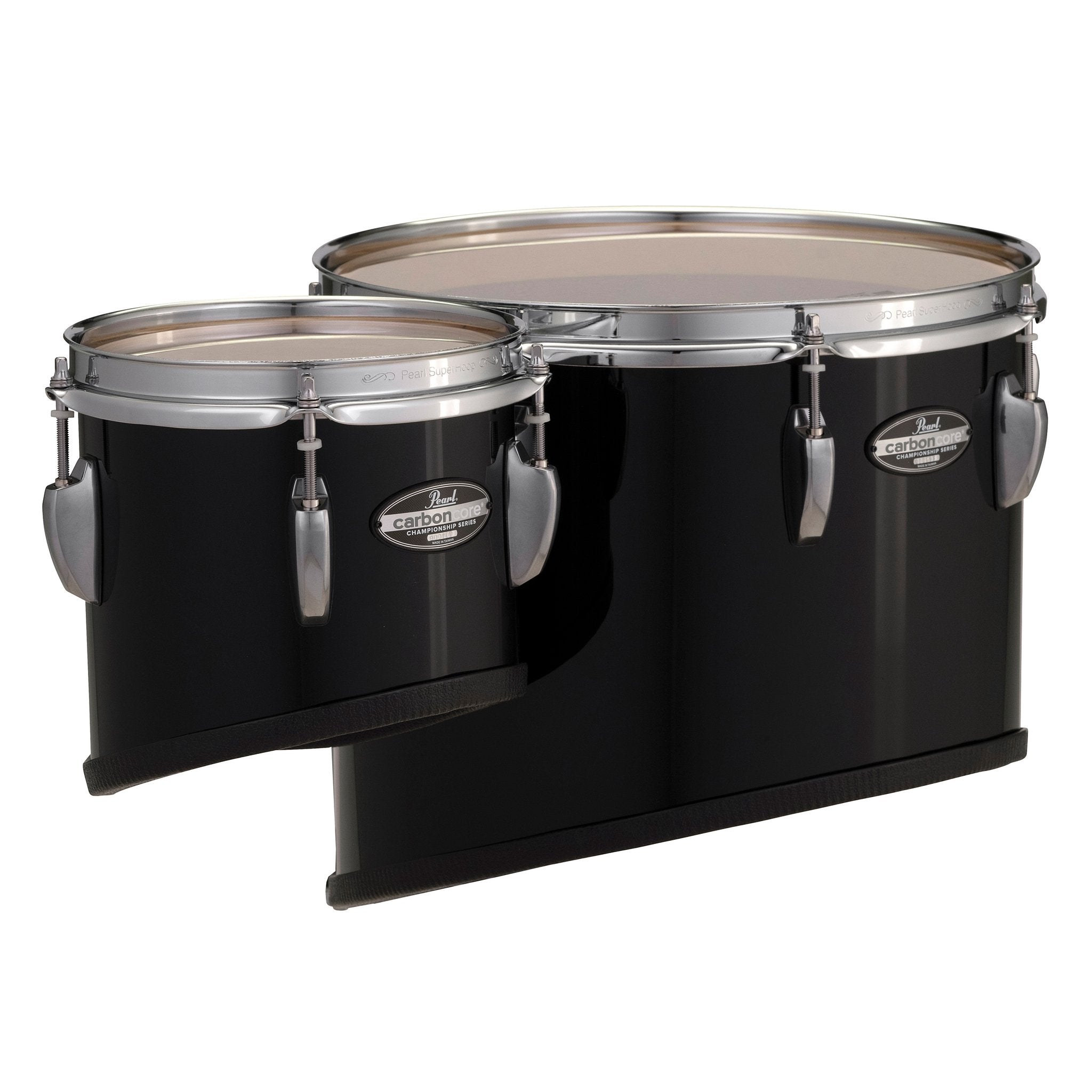 Pearl Championship CarbonCore Marching Tenor Set - 8"/14" PMTCC148ST/C103 Angle