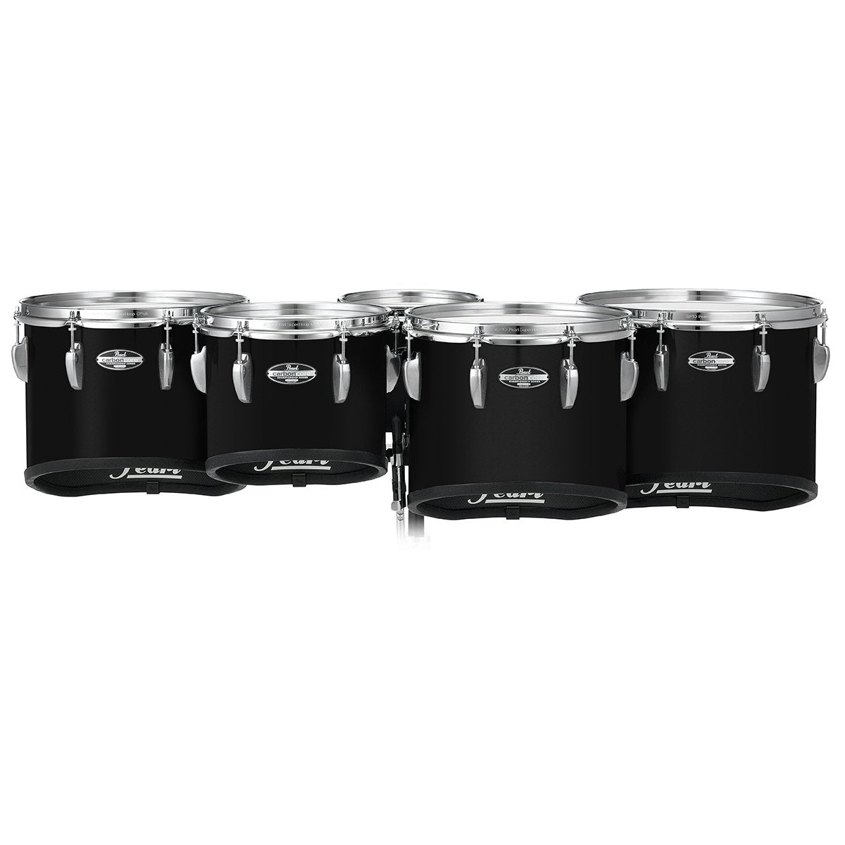 Pearl Championship Maple CarbonCore Quints (6,10,12,13,14) Piano Black lacquer PMTCC60234/A103