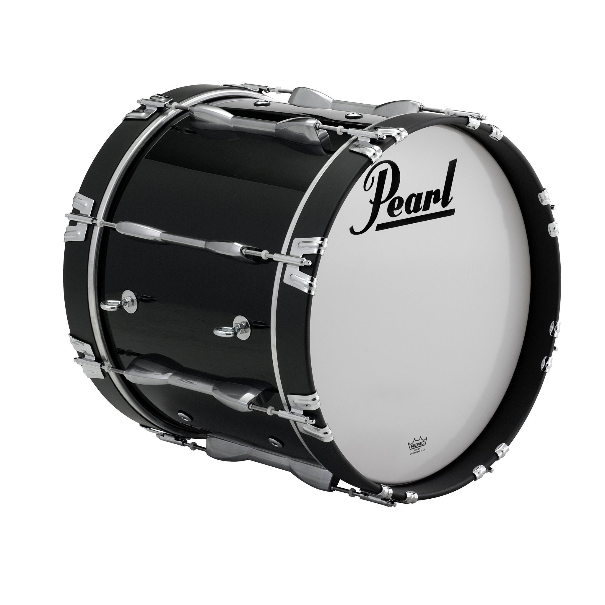 Pearl Championship Marching Bass Drum - 16" x 14" - Midnight Black - PBDM1614/A46 2