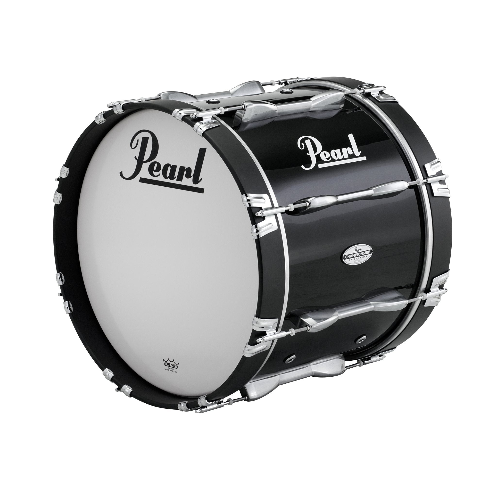 Pearl Championship Marching Bass Drum - 16" x 14" - Midnight Black - PBDM1614/A46 1
