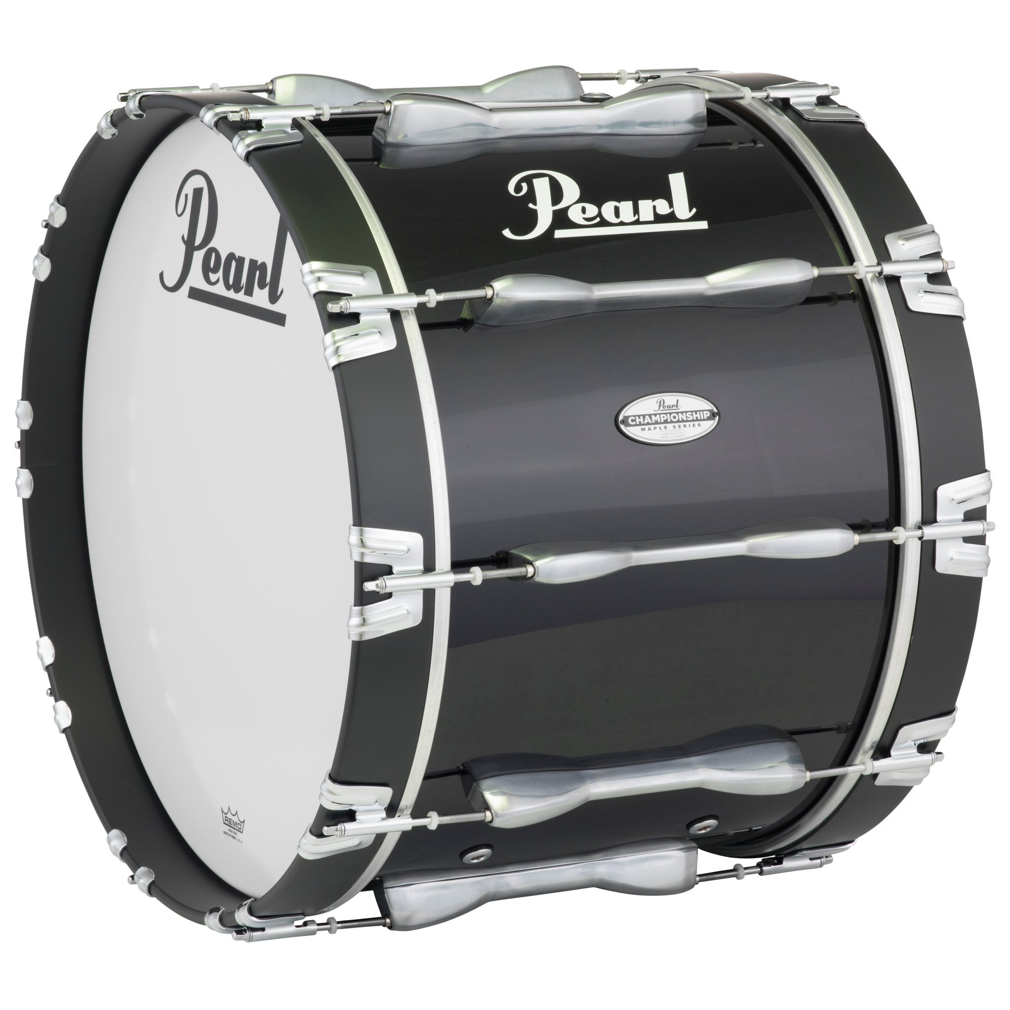 Pearl Championship Marching Bass Drum - 20" x 14" - Midnight Black PBDM2014/A46