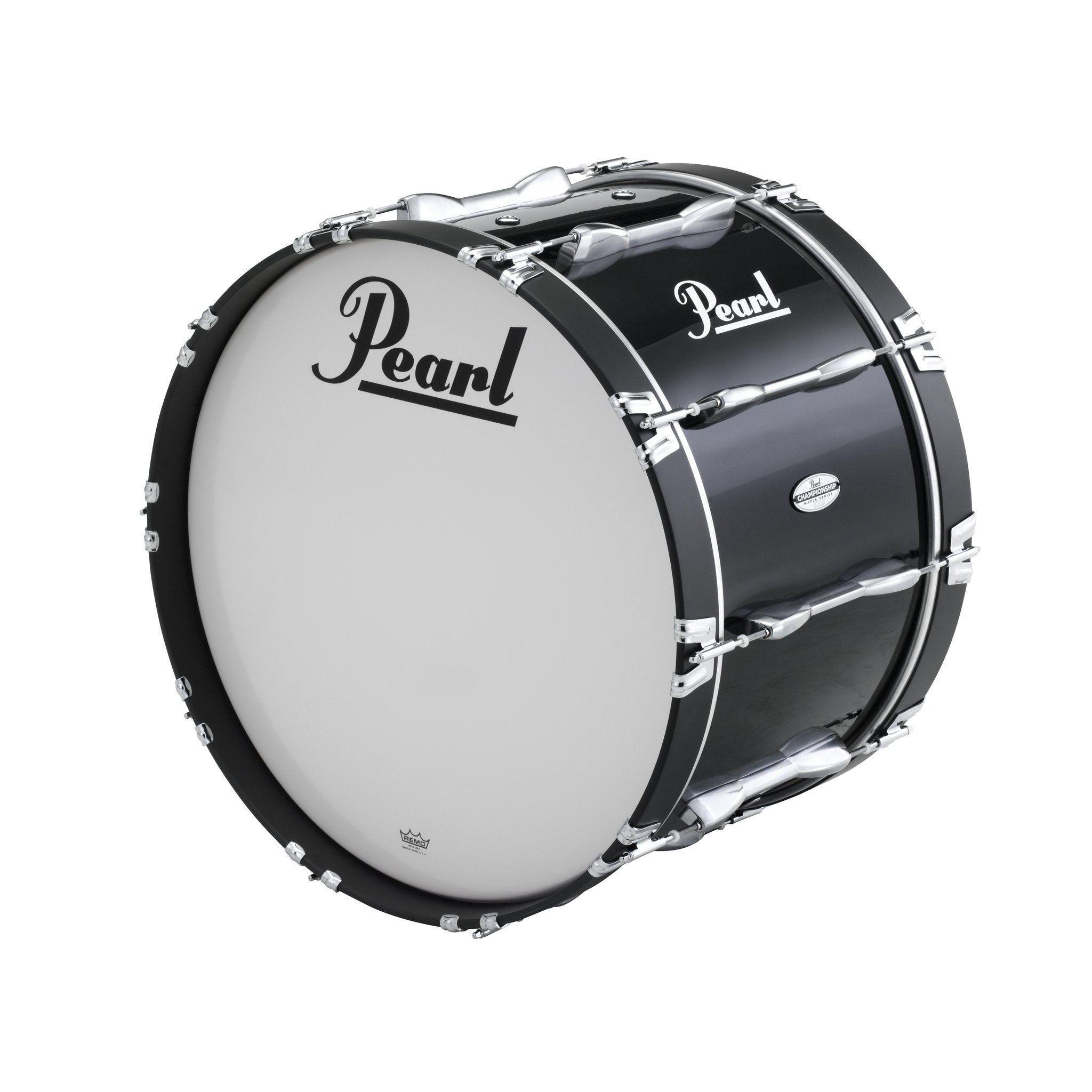 Pearl Championship Marching Bass Drum - 24" x 14" - Midnight Black - PBDM2414/A46 1