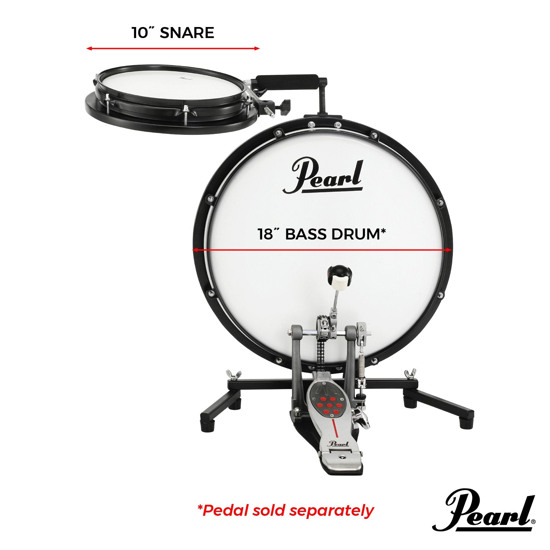 Pearl Compact Traveler Drum Kit - Image 6
