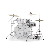 Pearl Crystal Beat 4-piece Drum Set Shell Pack - 22"/10"/12"/16" - Frost Acrylic - Image 2