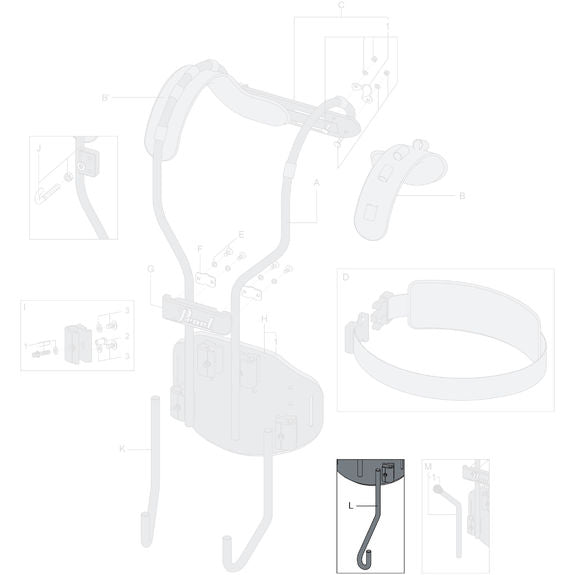 Pearl CX Tenor Airframe Carrier Agility J-Rod - Right