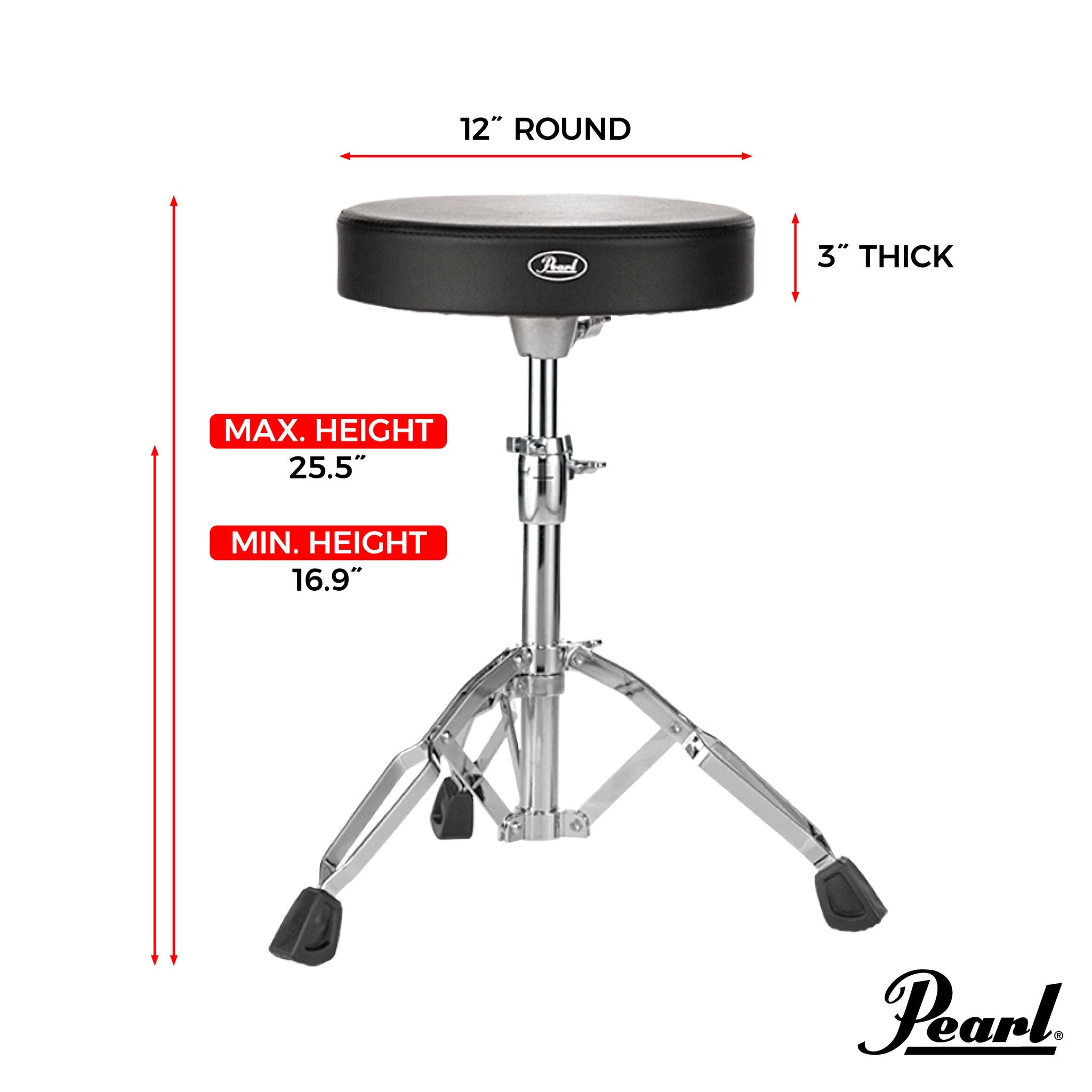 Pearl D-790 Light Drum Throne - Image 2