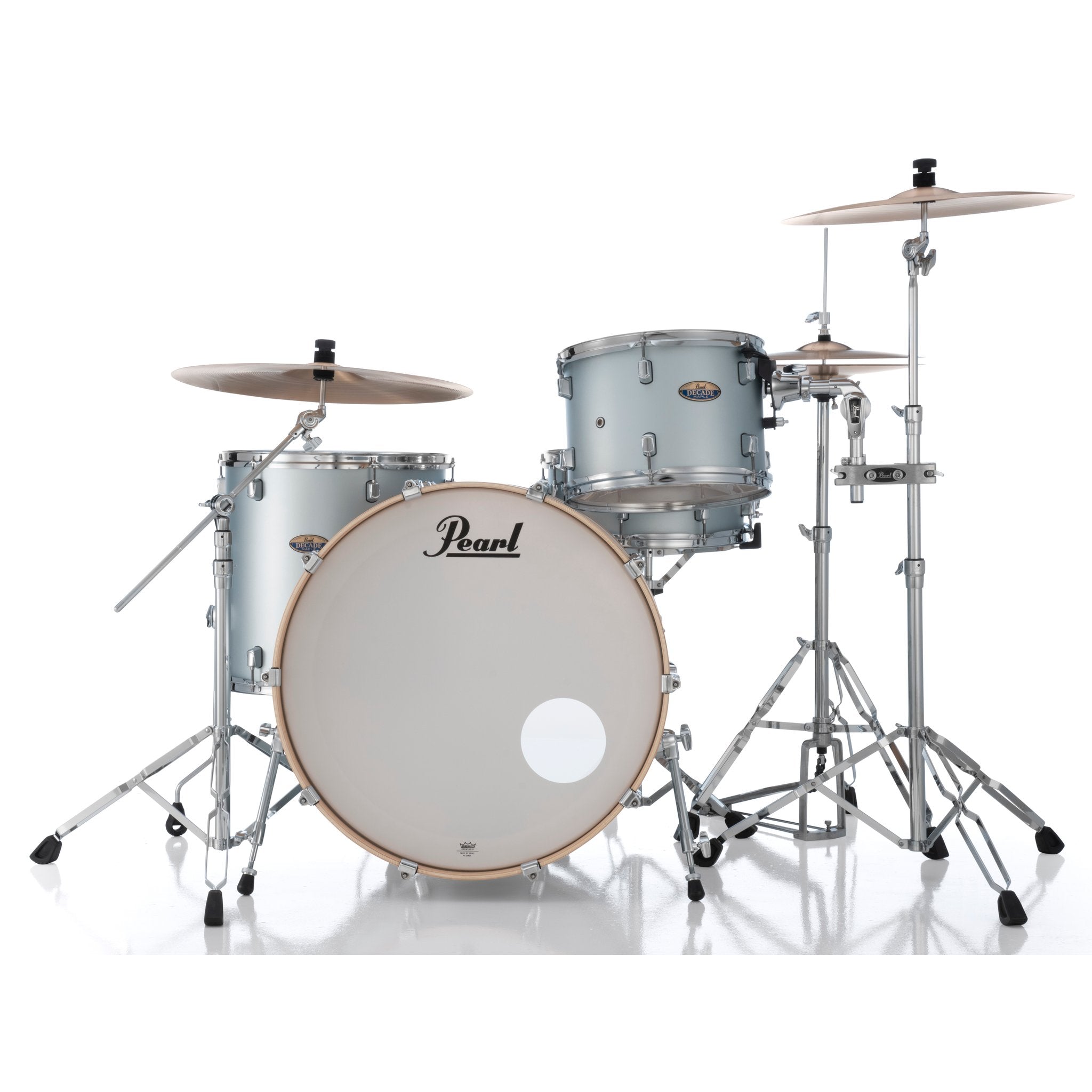 Pearl Decade Maple 3-piece Drum Set Shell Pack - 24" Bass Drum - Blue Mirage - Image 10