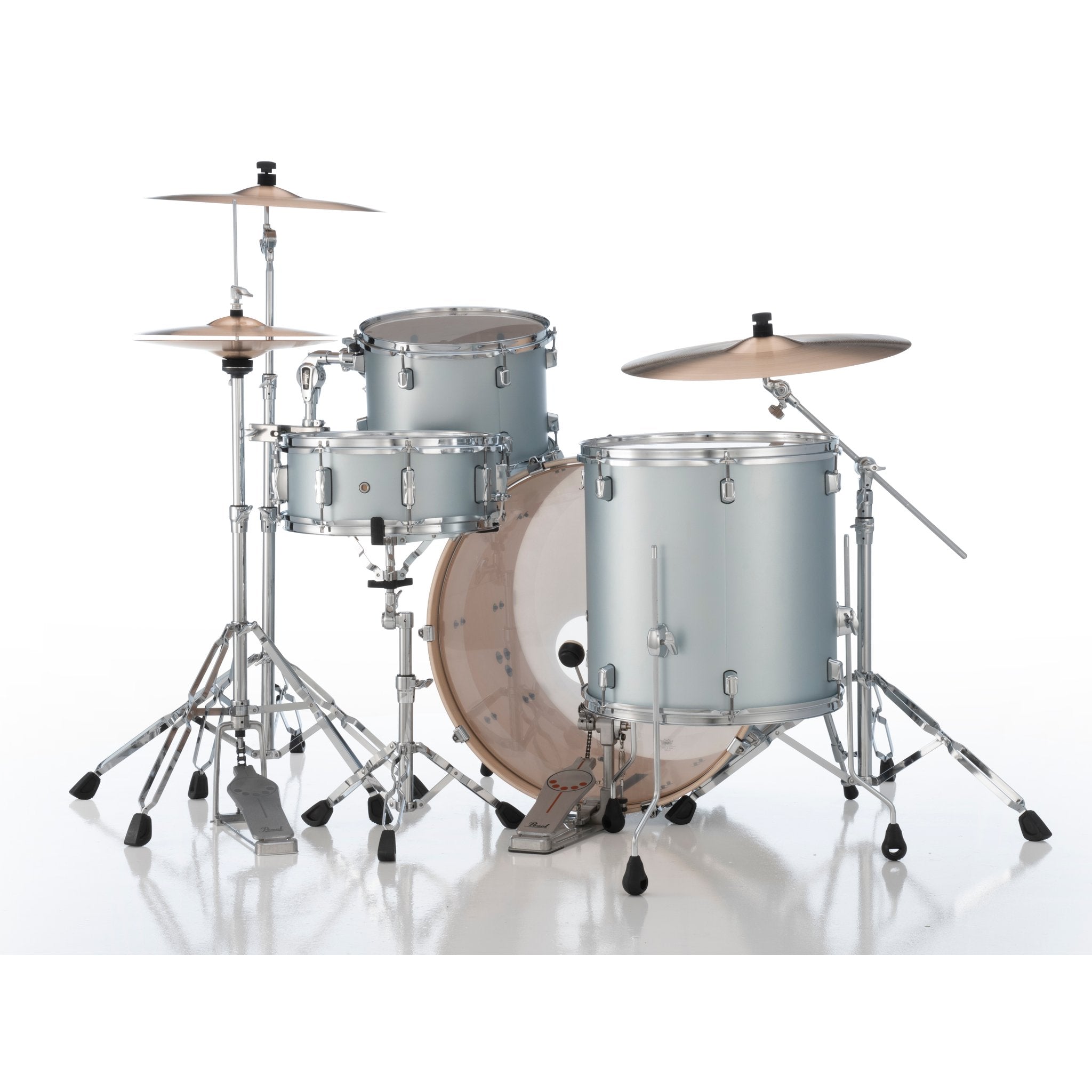 Pearl Decade Maple 3-piece Drum Set Shell Pack - 24" Bass Drum - Blue Mirage - Image 11