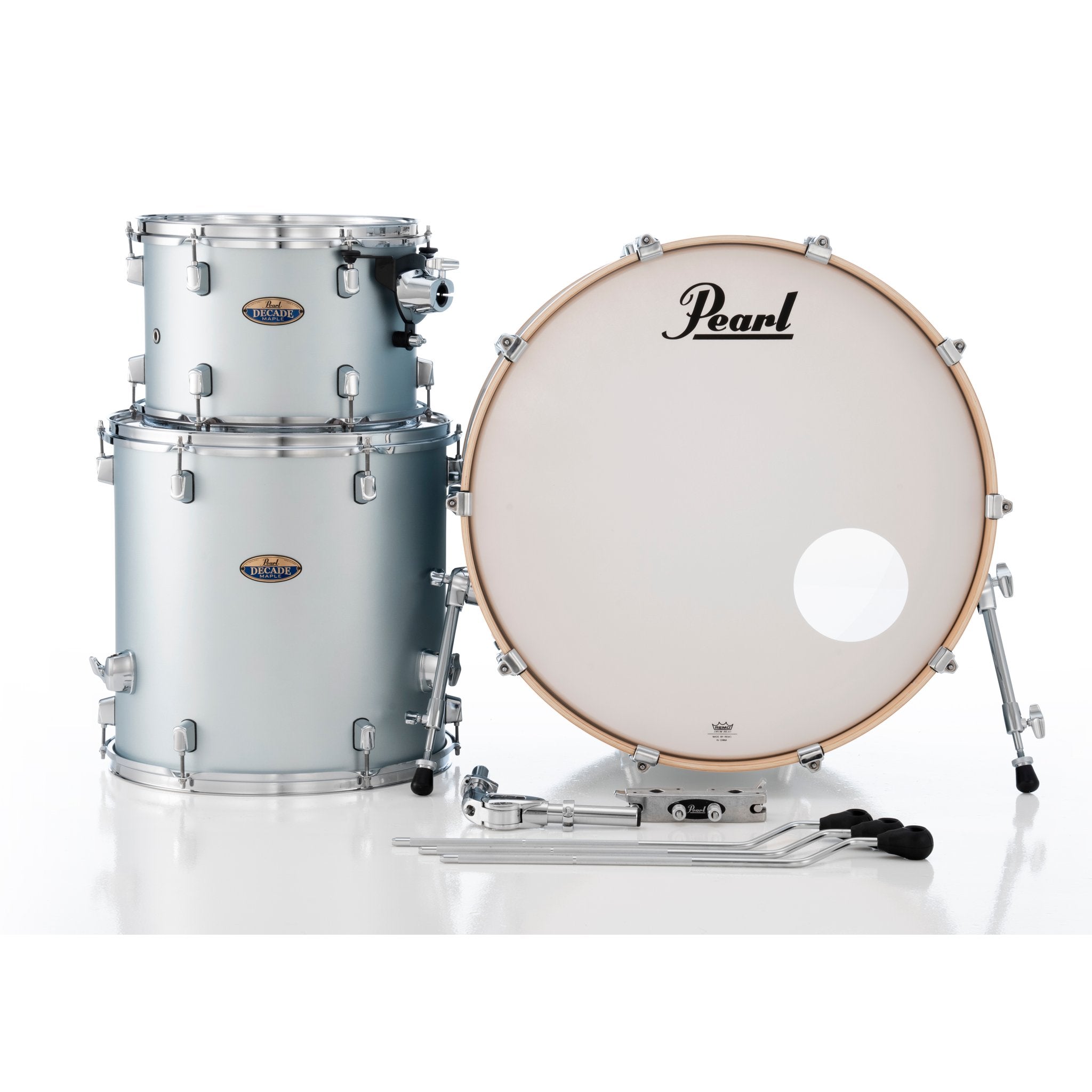 Pearl Decade Maple 3-piece Drum Set Shell Pack - 24" Bass Drum - Blue Mirage - Image 5