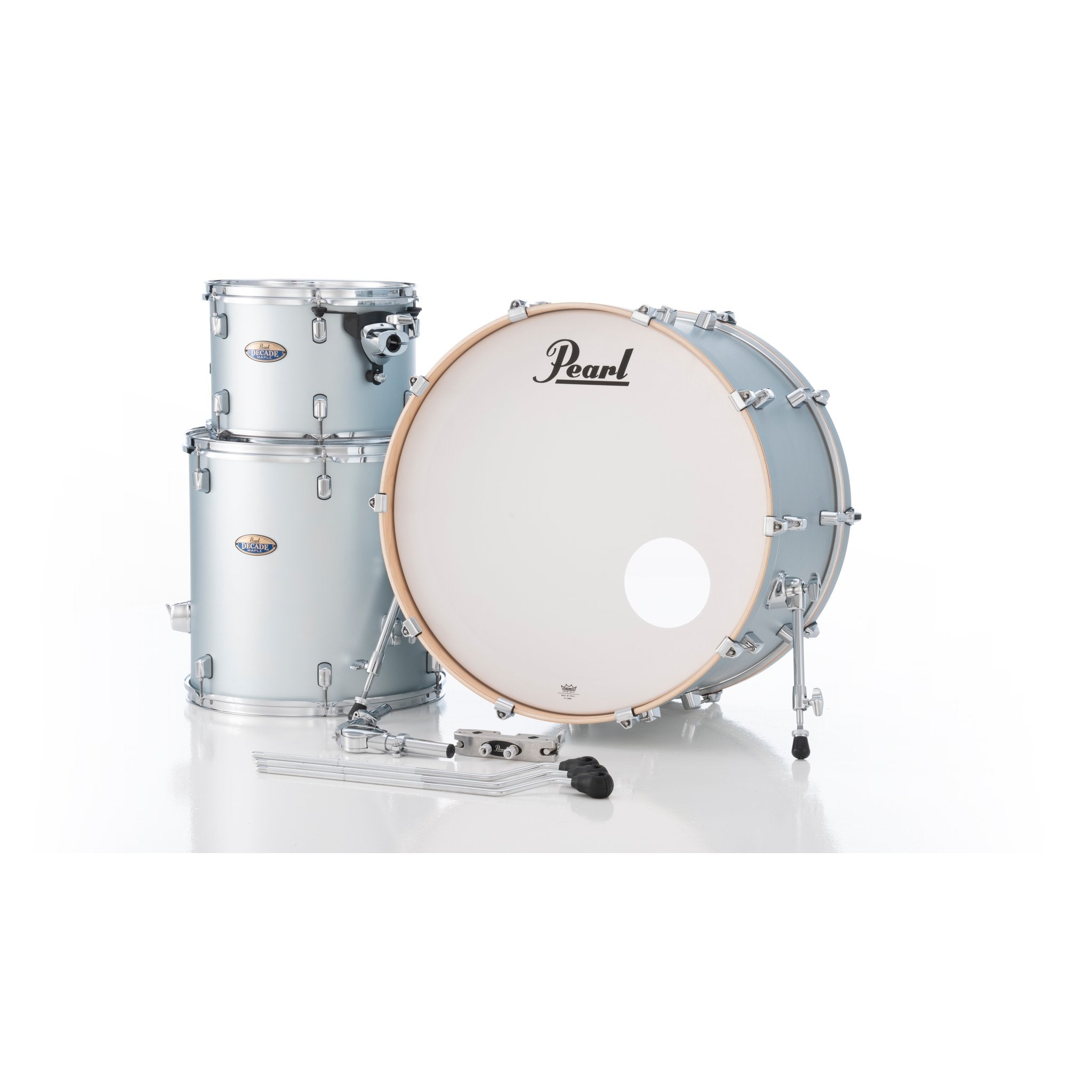 Pearl Decade Maple 3-piece Drum Set Shell Pack - 24" Bass Drum - Blue Mirage - Image 8