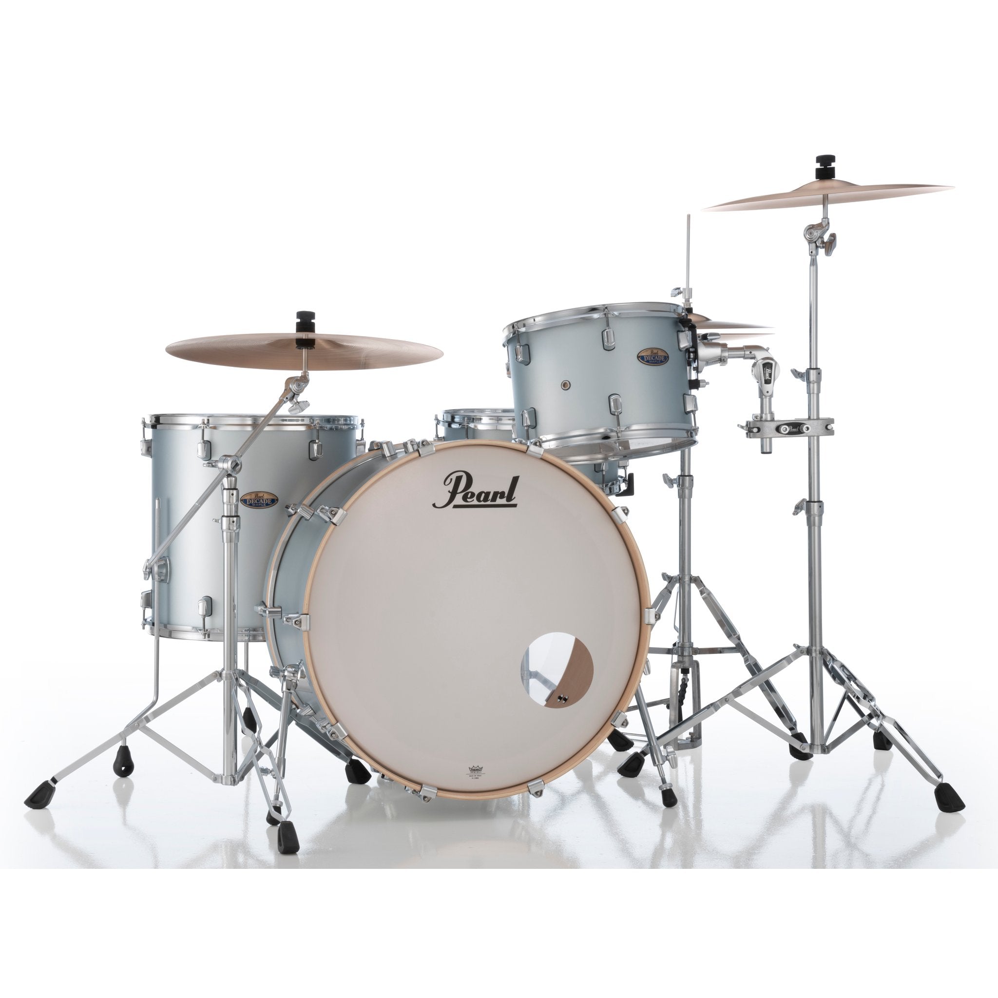 Pearl Decade Maple 3-piece Drum Set Shell Pack - 24" Bass Drum - Blue Mirage - Image 1