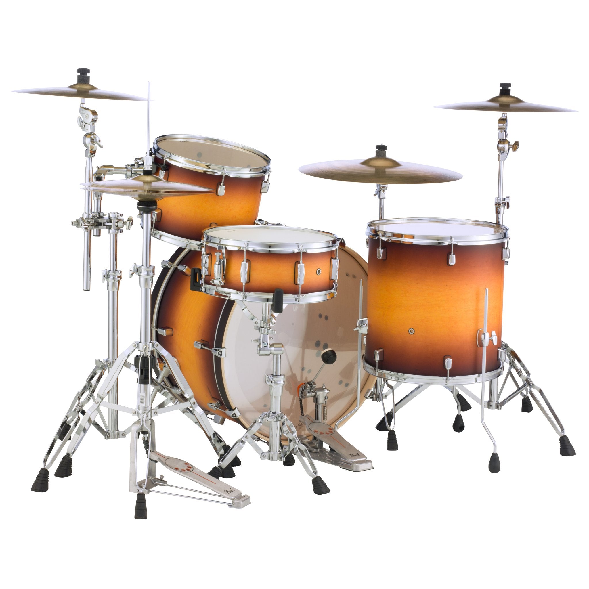 Pearl Decade Maple 3-piece Drum Set Shell Pack - 24" Bass Drum - Classic Satin Amburst - Image 5