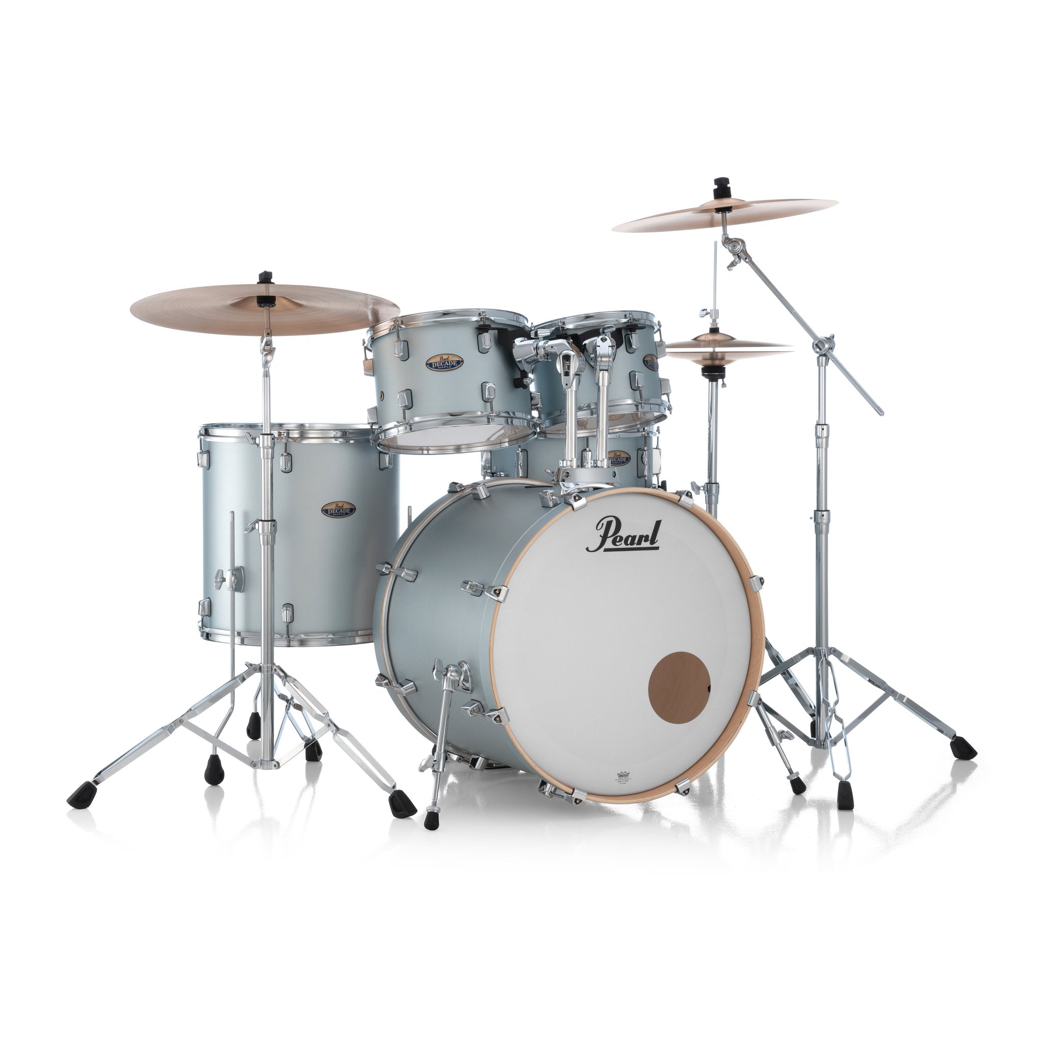 Pearl Decade Maple 5-piece Drum Set Shell Pack - 22" Bass Drum - Blue Mirage - Image 1