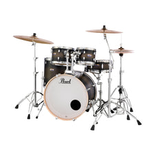 Pearl Decade Maple 5-piece Drum Set Shell Pack - 22" Bass Drum - Satin Black Burst - Image 3