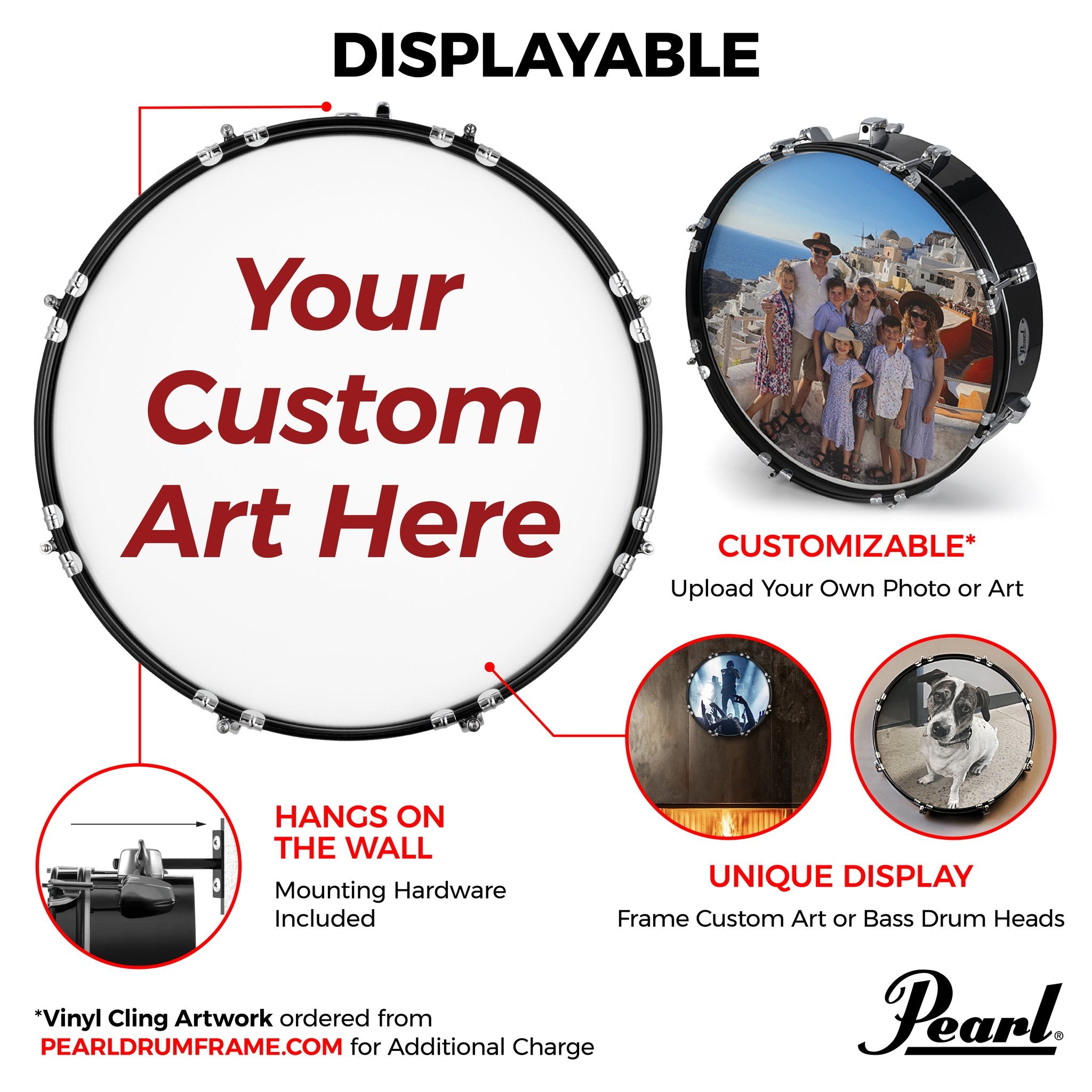 Pearl Drum Frame Artwork