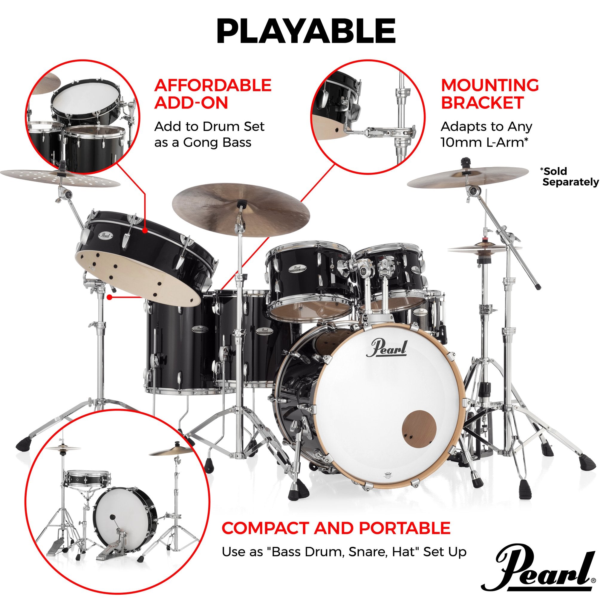 Pearl Drum Frame Playable