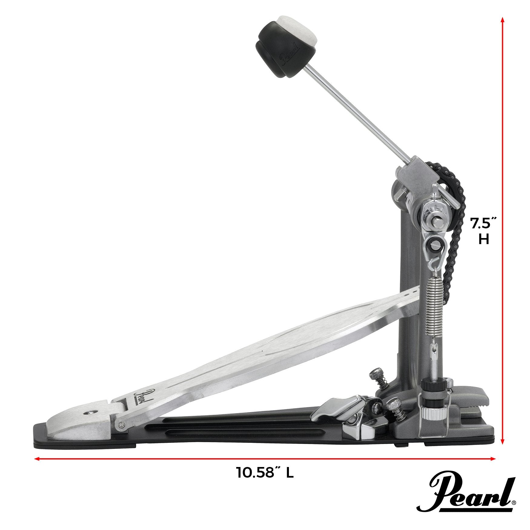 Pearl Eliminator Solo Bass Drum Pedal - Black Cam - Image 6