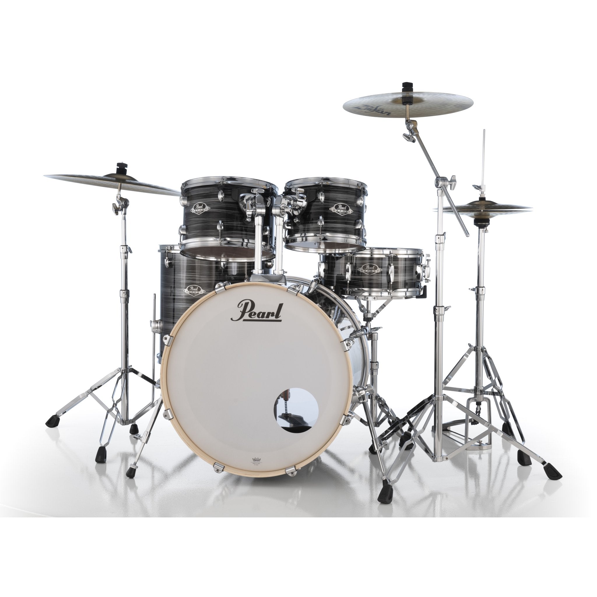 Pearl EXX Export Drum Set with 20" Bass - Graphite Silver Twist PEA-EXX705NN/C778