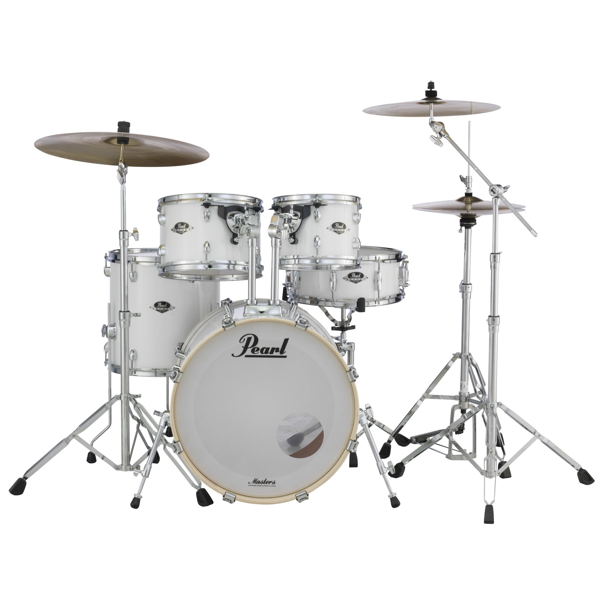 Pearl EXX Export Drum Set with 20" Bass - Pure White PEA-EXX705NN/C33
