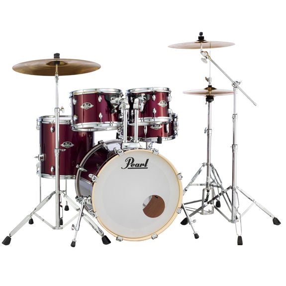 Pearl EXX Export Fusion Drum Set with 22" Bass - High Voltage Blue