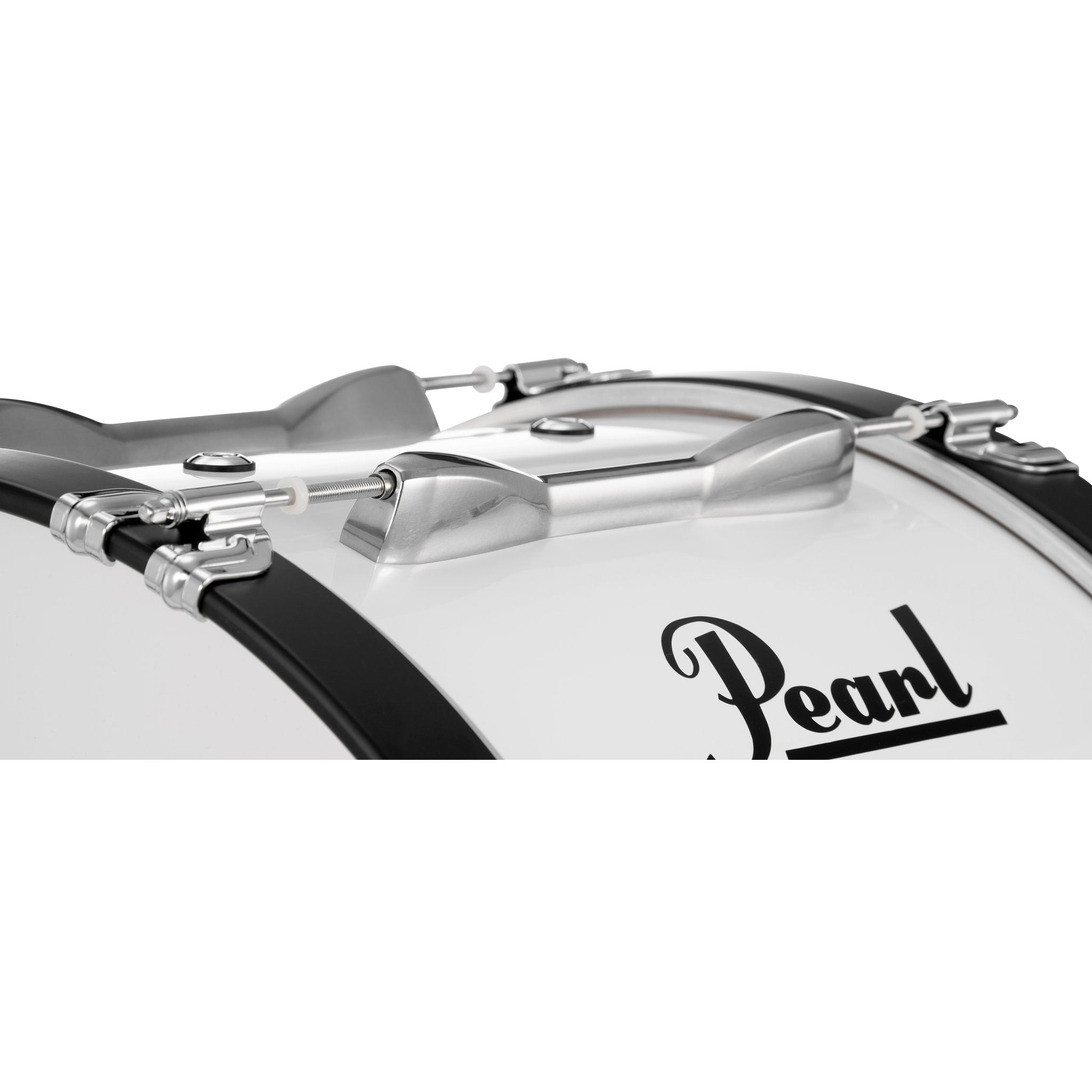 Pearl Finalist Birch Marching Bass Drum - 16" x 14" - Pure White - Image 5