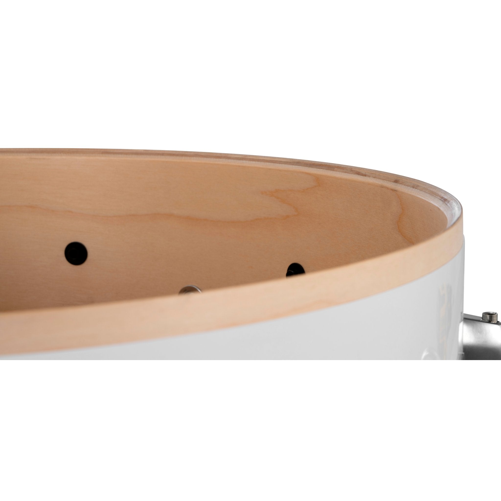 Pearl Finalist Birch Marching Bass Drum - 16" x 14" - Pure White - Image 8