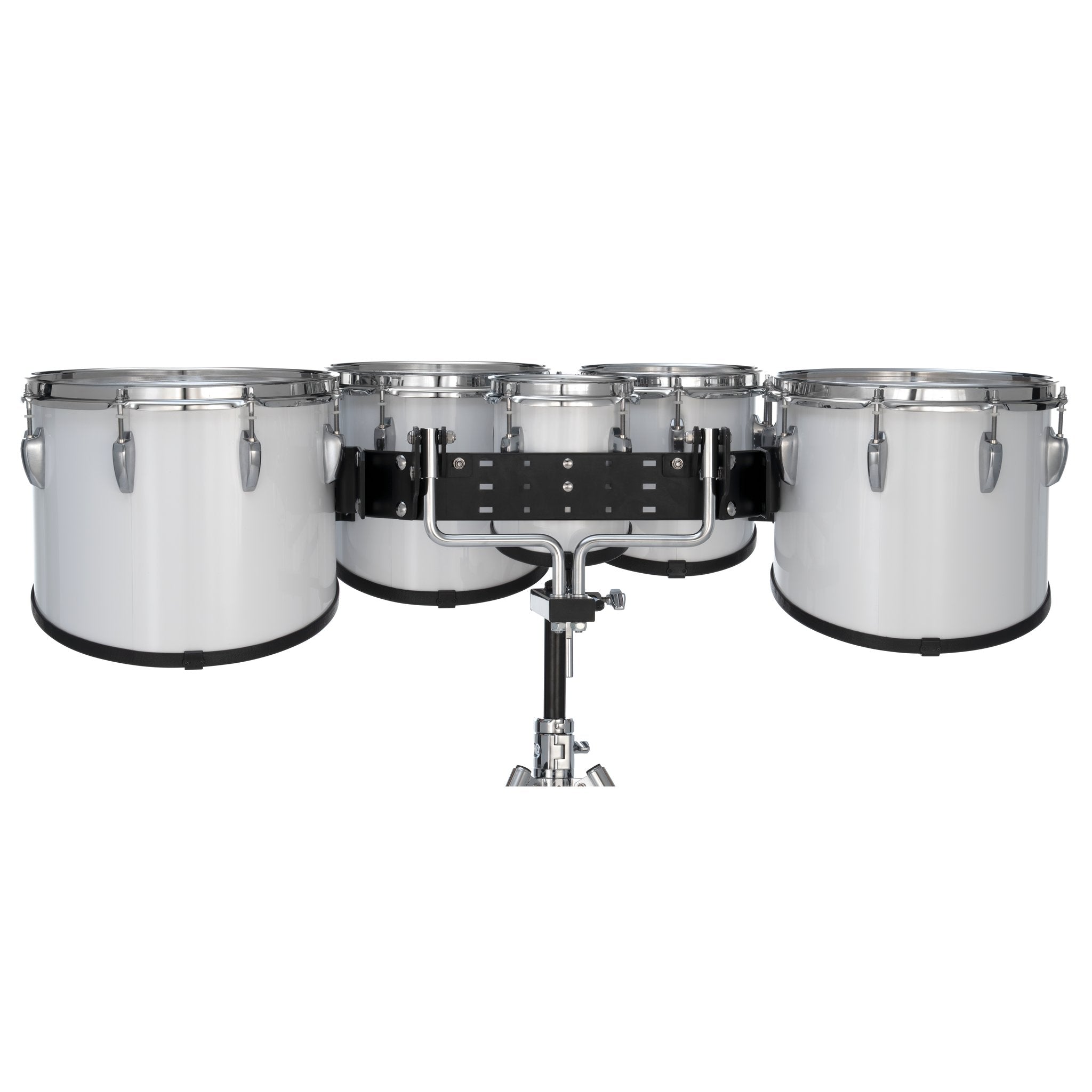 Pearl Finalist Birch Quint Marching Tenor Set - 6"/8"/10"/12"/13" - Pure White - Image 3