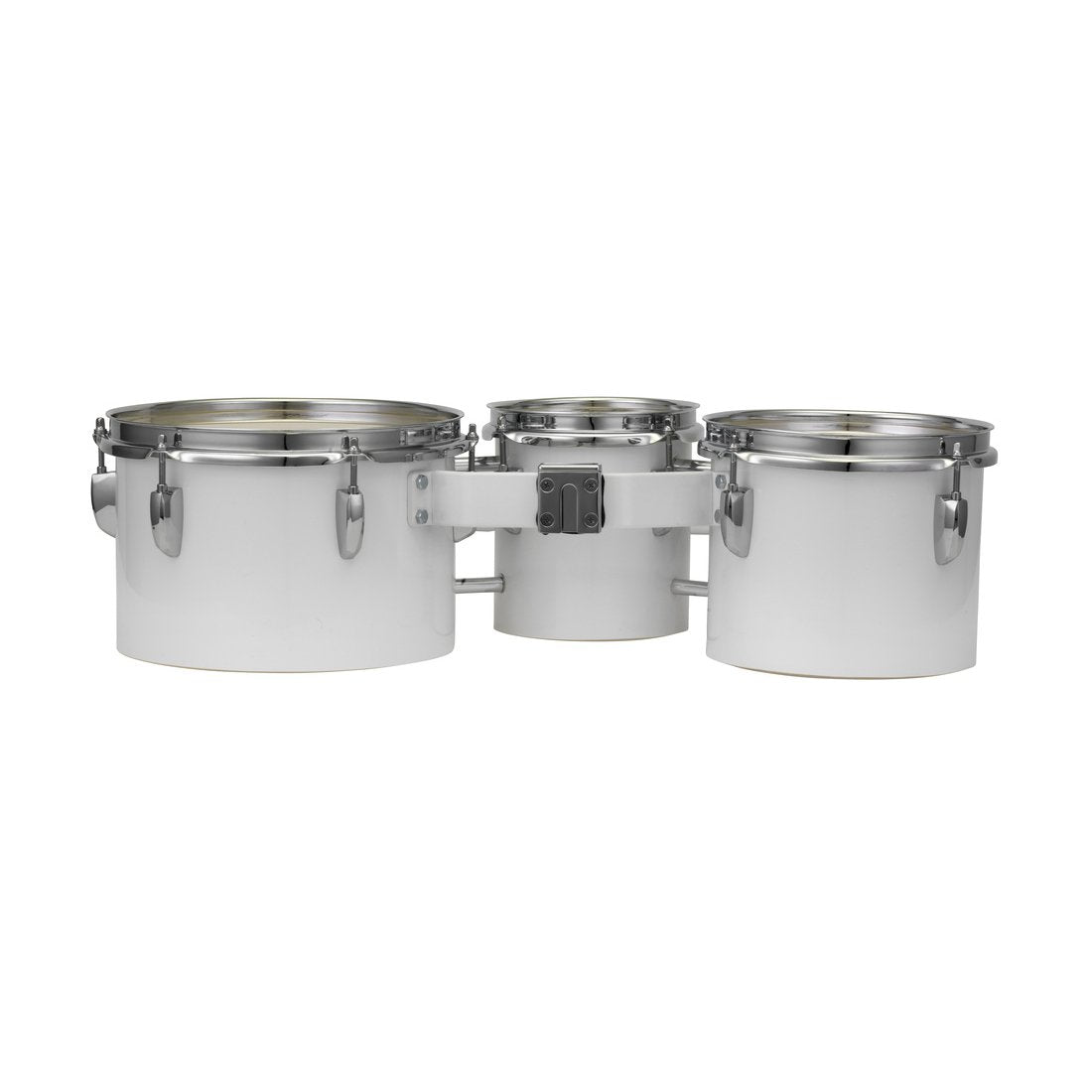 Pearl Junior Marching Tenor Trio With Carrier - White - Image 2