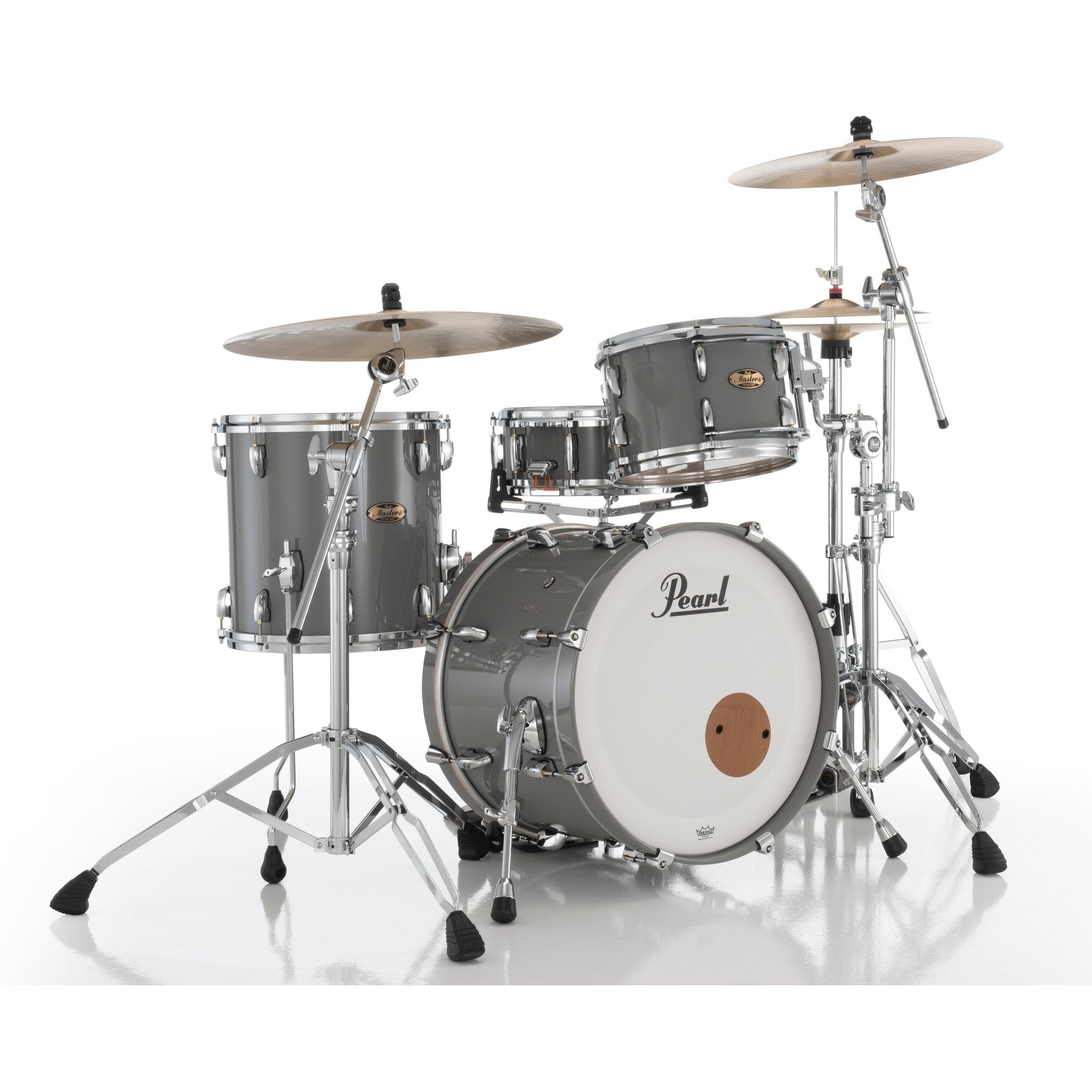 Pearl Masters Maple Pure 3-piece Shell Pack With Gyrolock L Tom Mount - 20" Bass Drum - Image 1