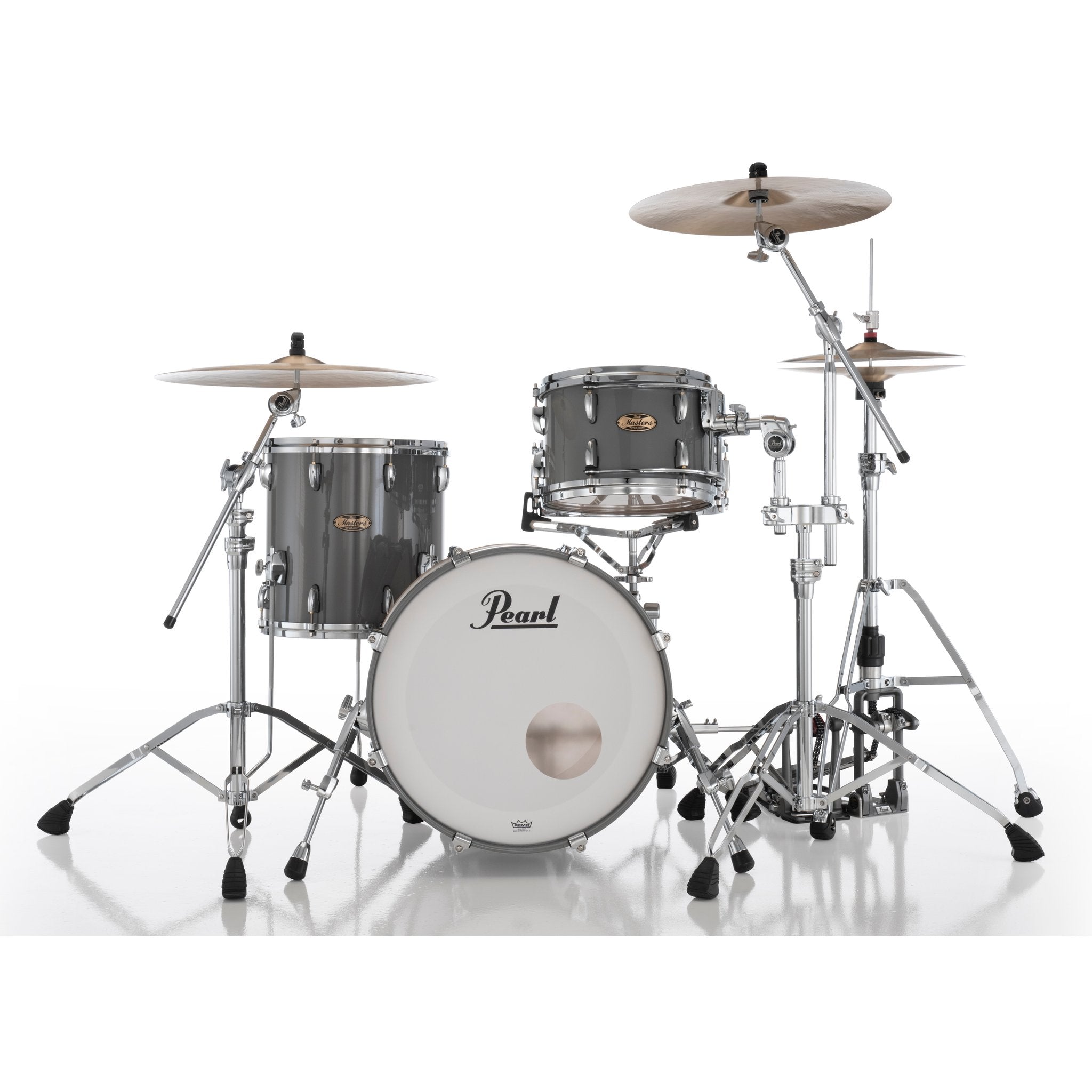 Pearl Masters Maple Pure 3-piece Shell Pack With Gyrolock Tom Mount - 20" Bass Drum - Image 3