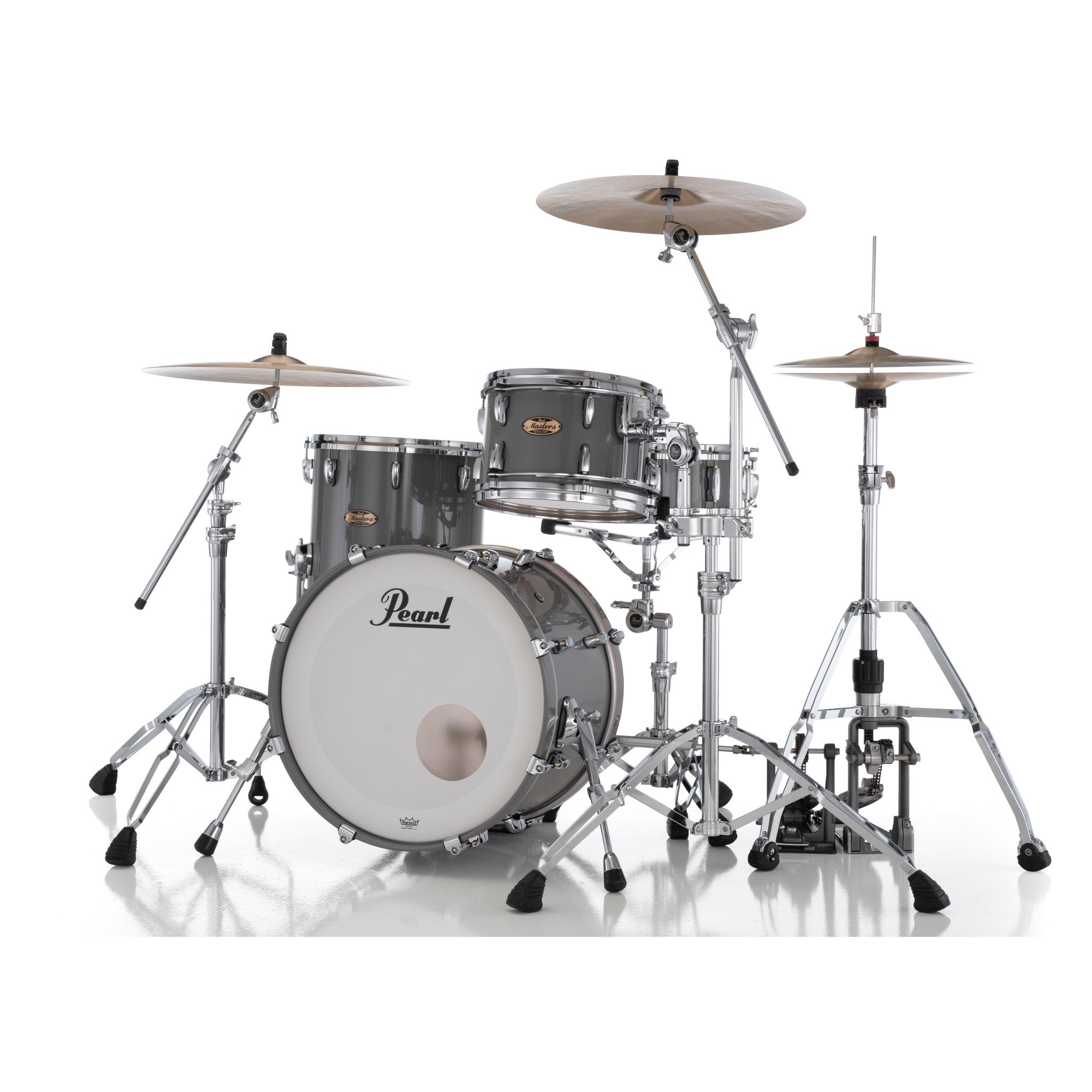 Pearl Masters Maple Pure 3-piece Shell Pack With Gyrolock Tom Mount - 20" Bass Drum - Image 4
