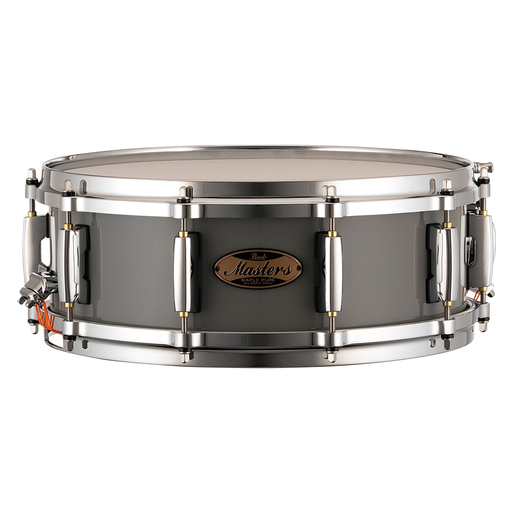 Pearl Masters Maple Pure Snare Drum - 14" x 5" - Putty Grey - Image 1