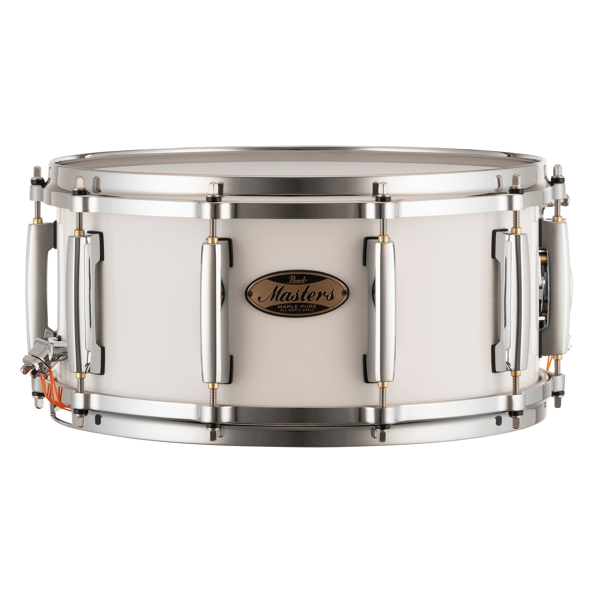 Pearl Masters Maple Pure Snare Drum - 14" x 6.5" - Arctic White