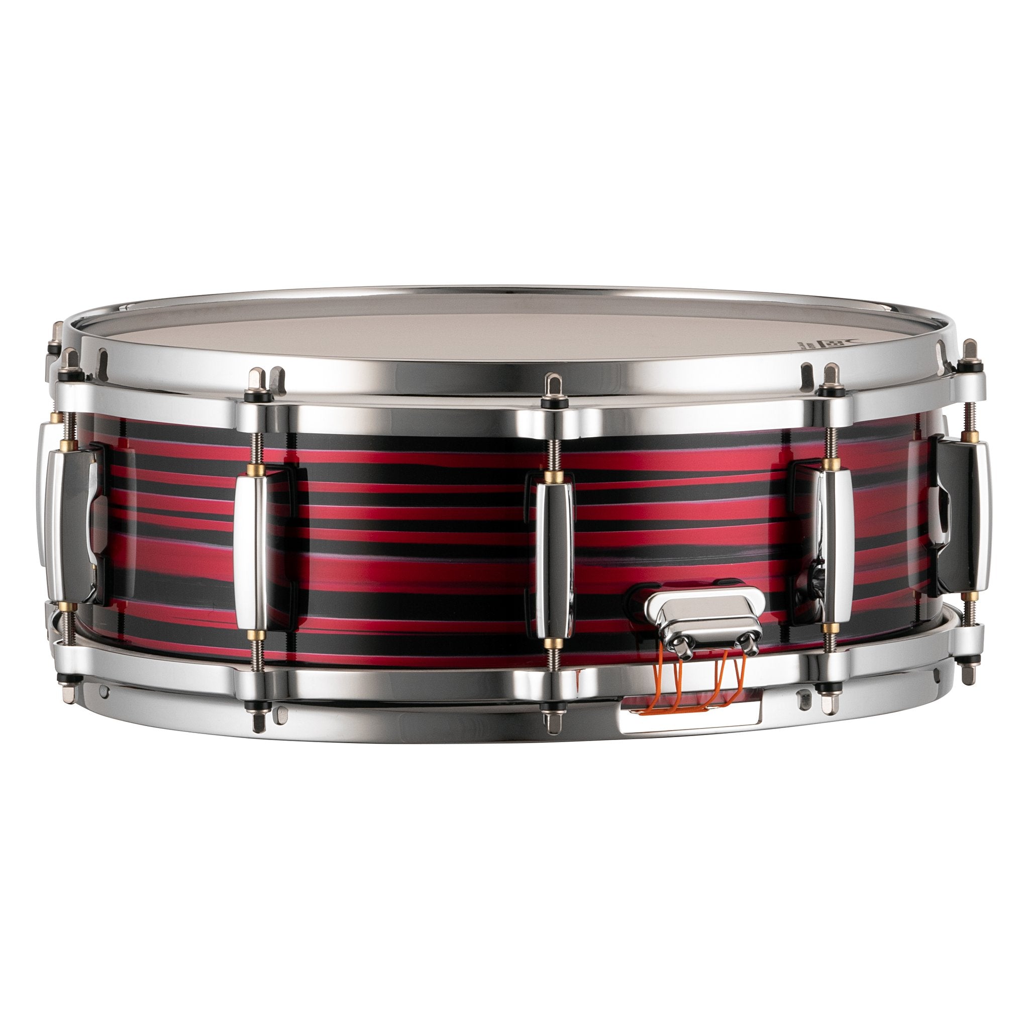 Pearl Masters Maple Snare Drum - 14" x 5" - Red Oyster Swirl - Image 3
