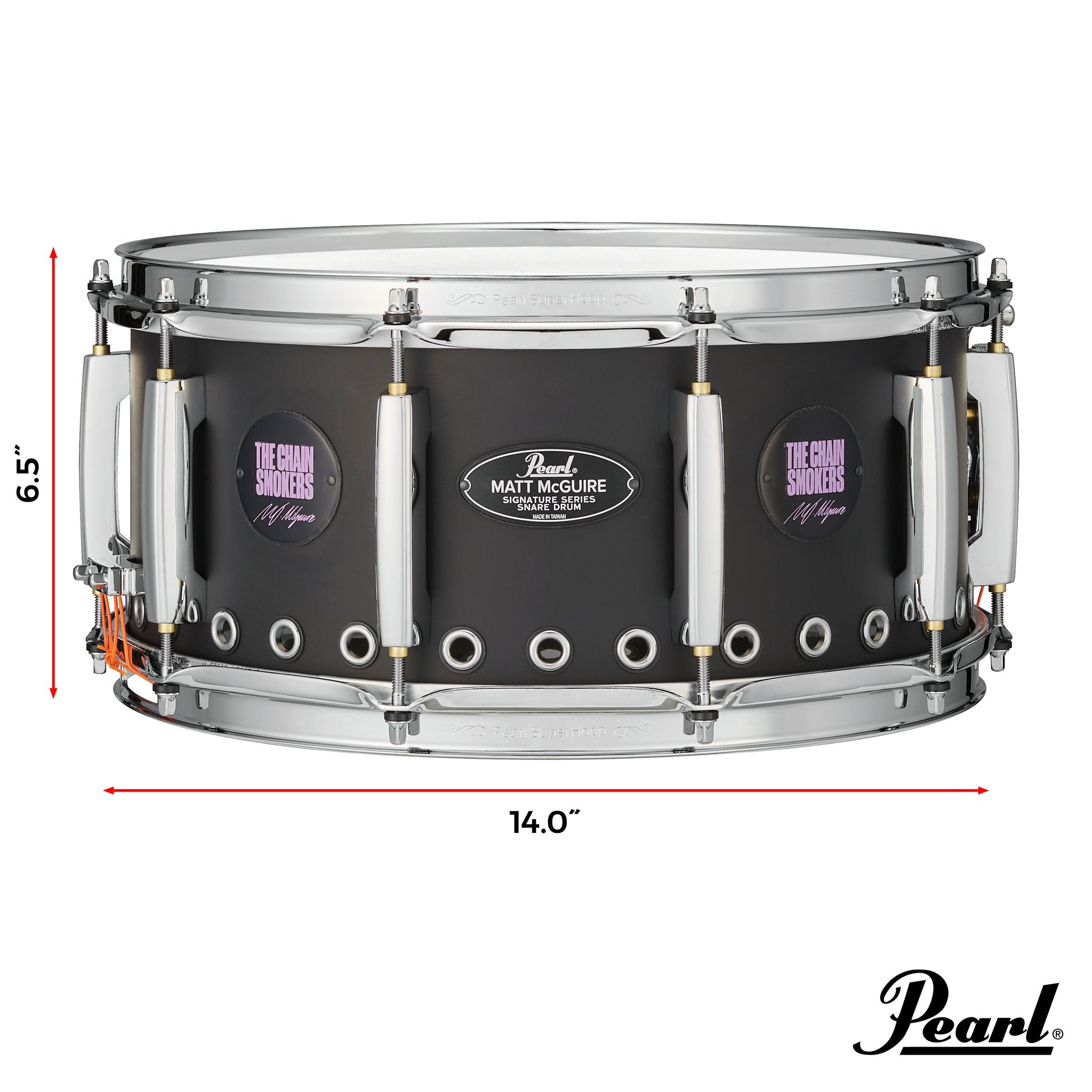 Pearl Matt McGuire Signature Snare Drum - 14x6.5 | Steve Weiss Music