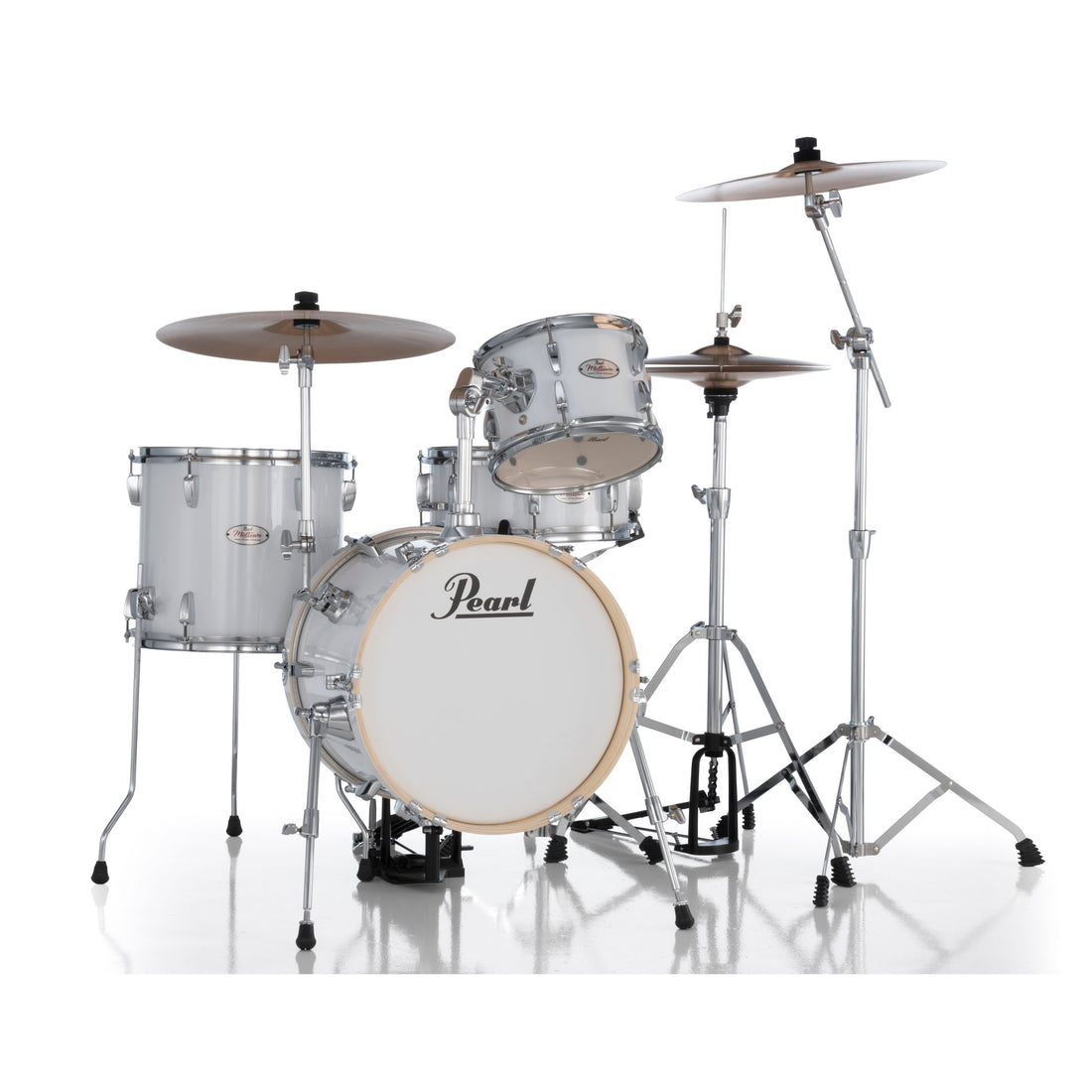 Compact Drums Set Pearl Midtown Compact 4-piece Drum Set with Hardware and Bags - 16