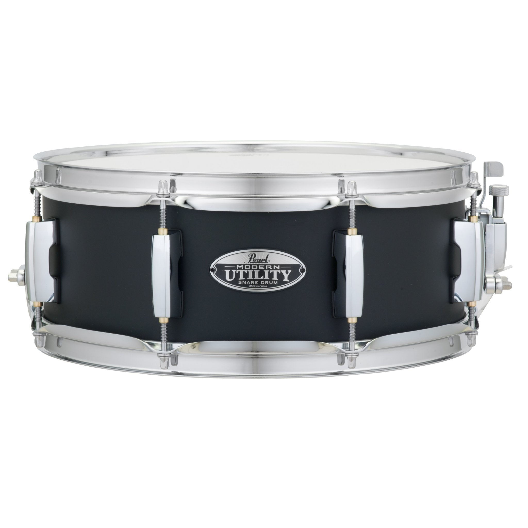 Pearl Modern Utility Maple Snare Drum - 13" x 5" - Satin Black - Image 1