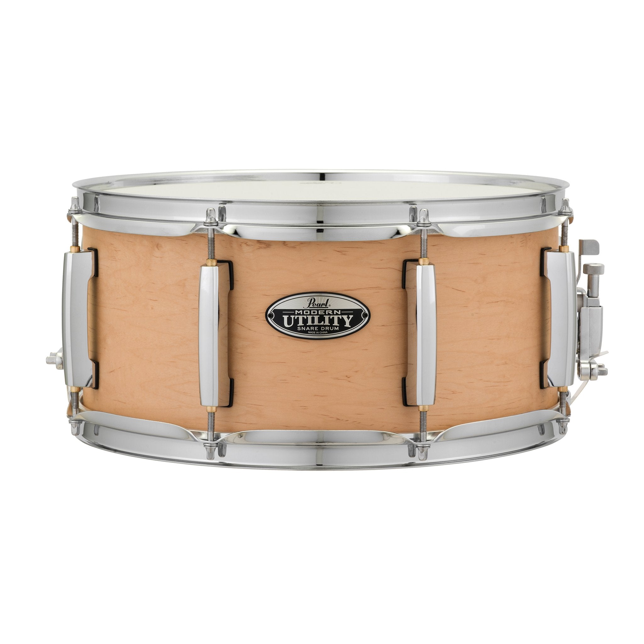 Pearl Modern Utility Maple Snare Drum - 14" x 6.5" - Natural Maple - Image 1