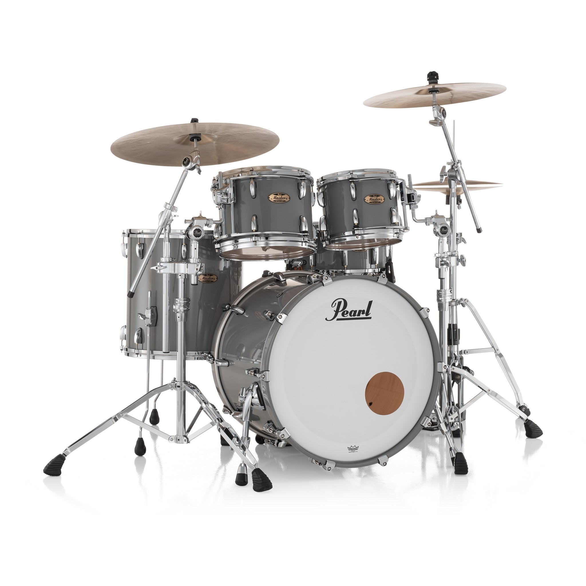 Pearl Masters Maple Pure 4-piece Shell Pack With Gyrolock L Tom Mount - 22" Bass Drum - Image 4