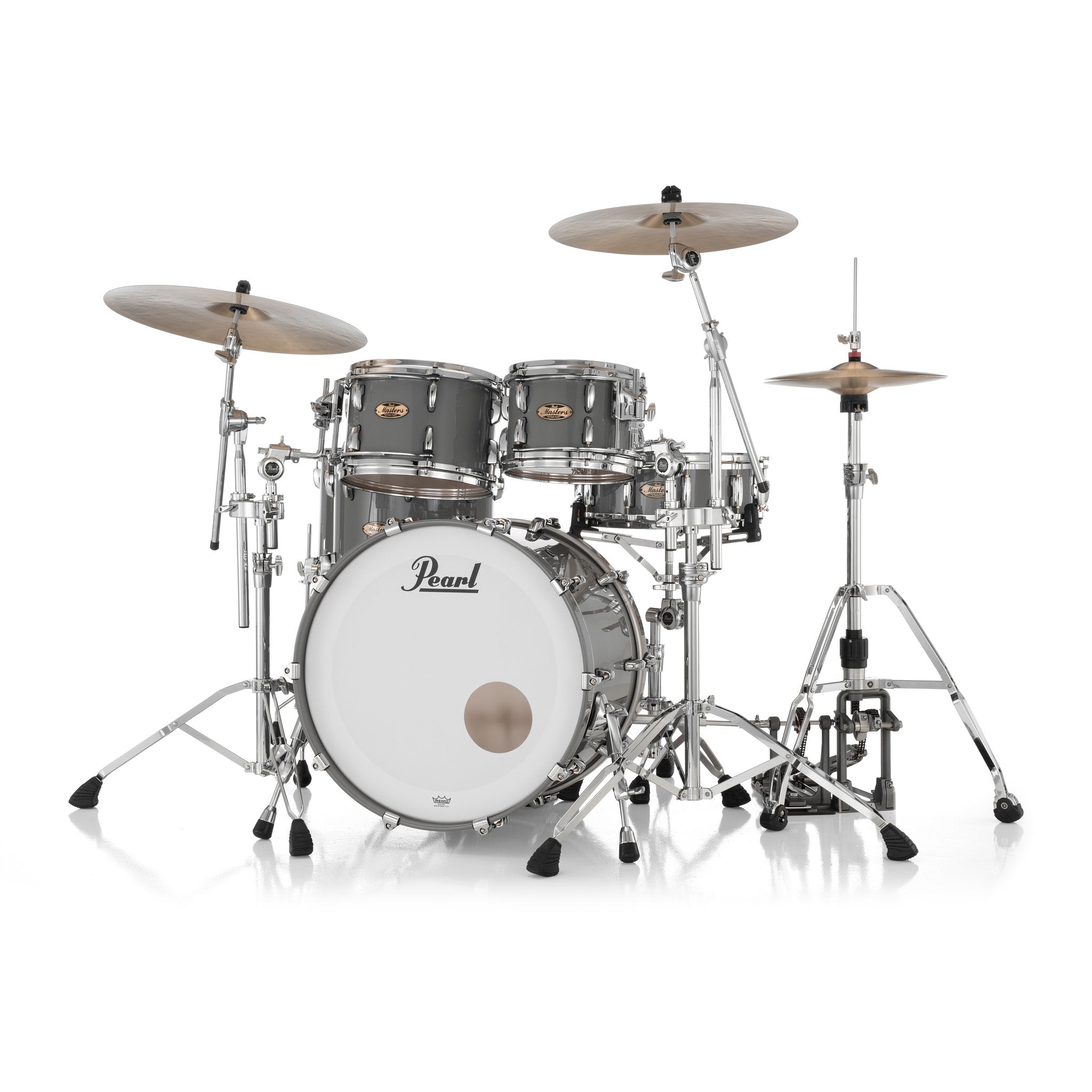 Pearl Masters Maple Pure 4-piece Shell Pack With Gyrolock L Tom Mount - 22" Bass Drum - Image 14