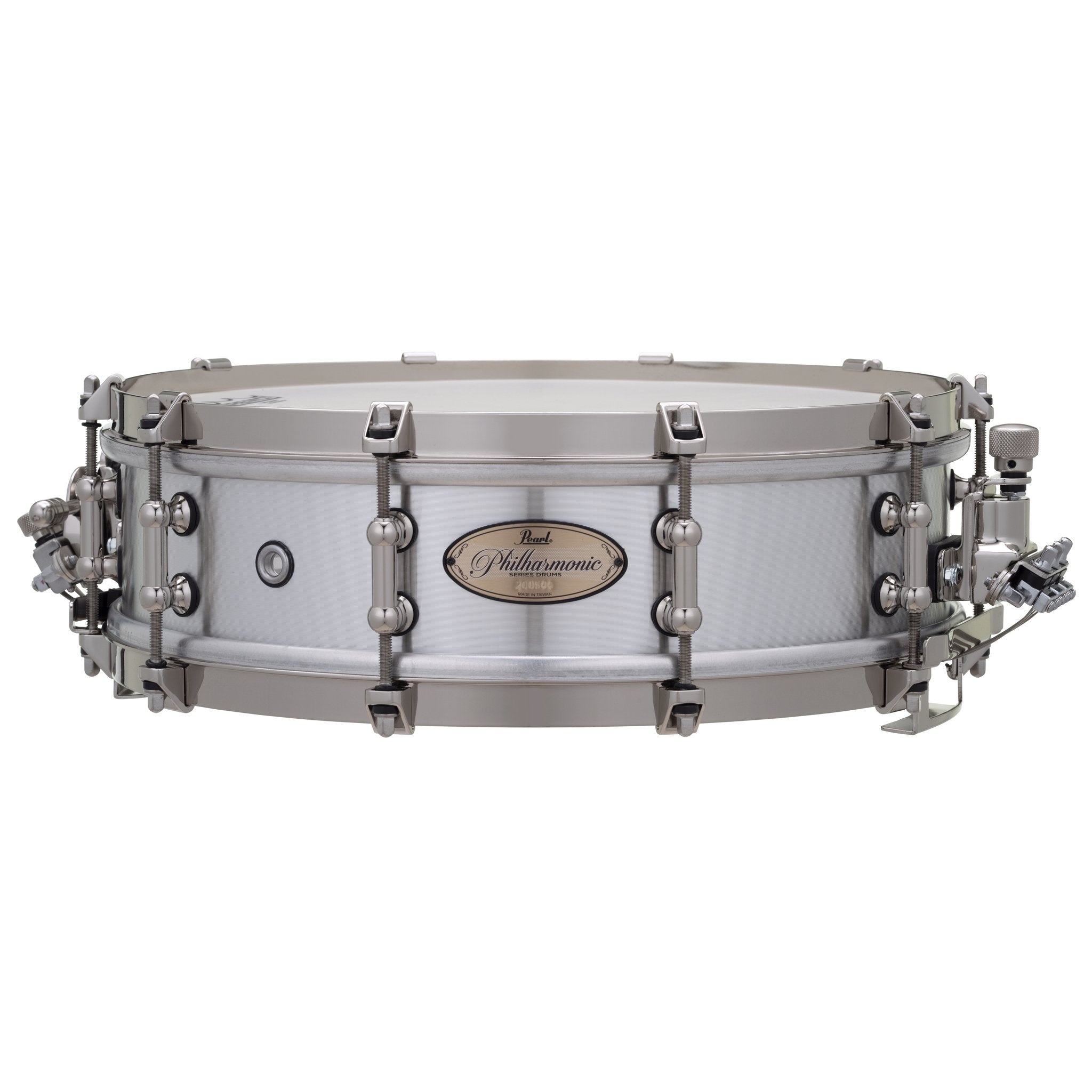 Pearl Philharmonic Cast Aluminum Concert Snare Drum - 14" x 4" - Image 1